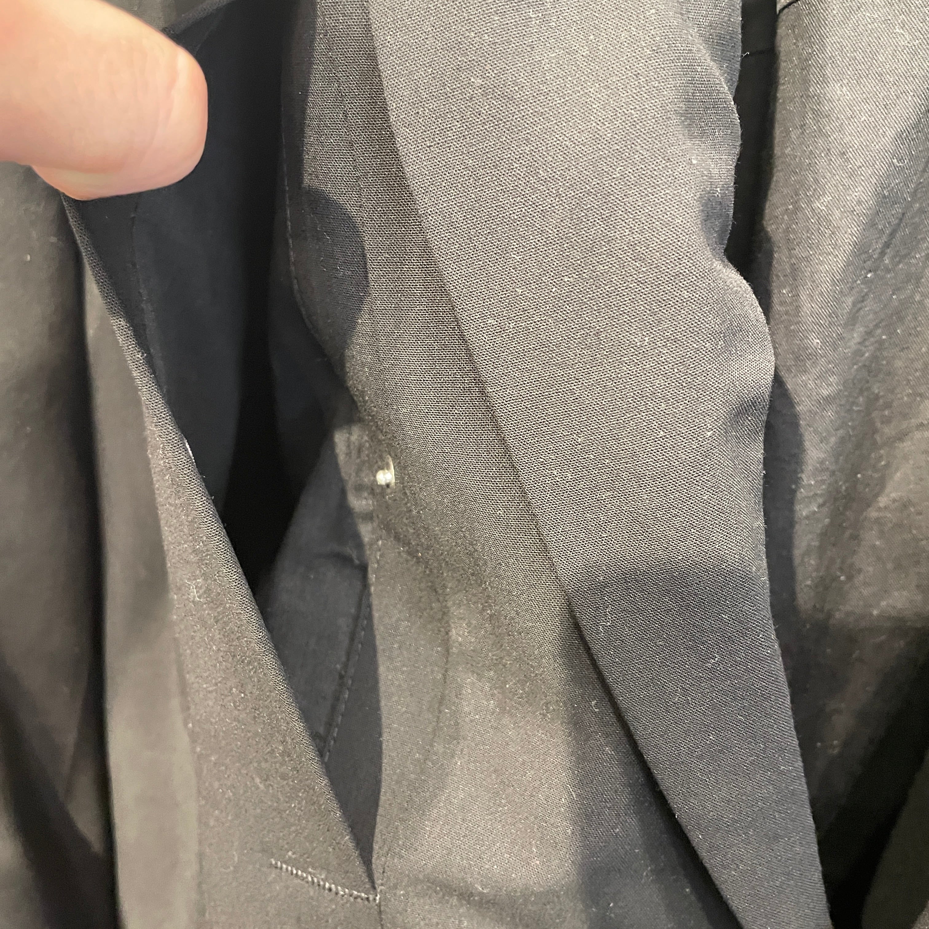 Rick Owens/Trench Coat/44/Wool/BLK/FW21 GETHSEMANE JUMBO TATLIN view 6