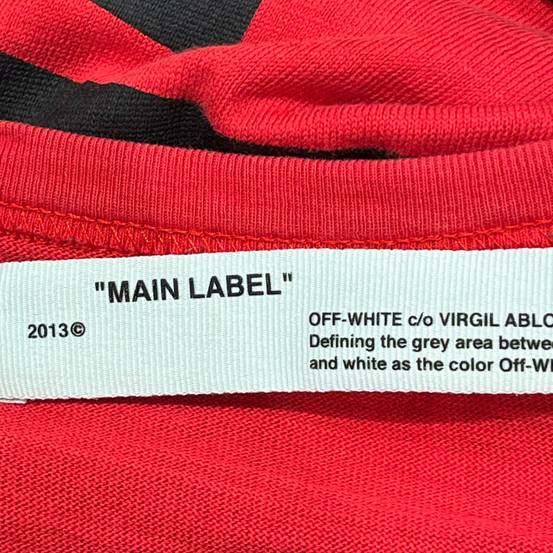 OFF-WHITE/T-Shirt/M/Cotton/RED/MONA LISA