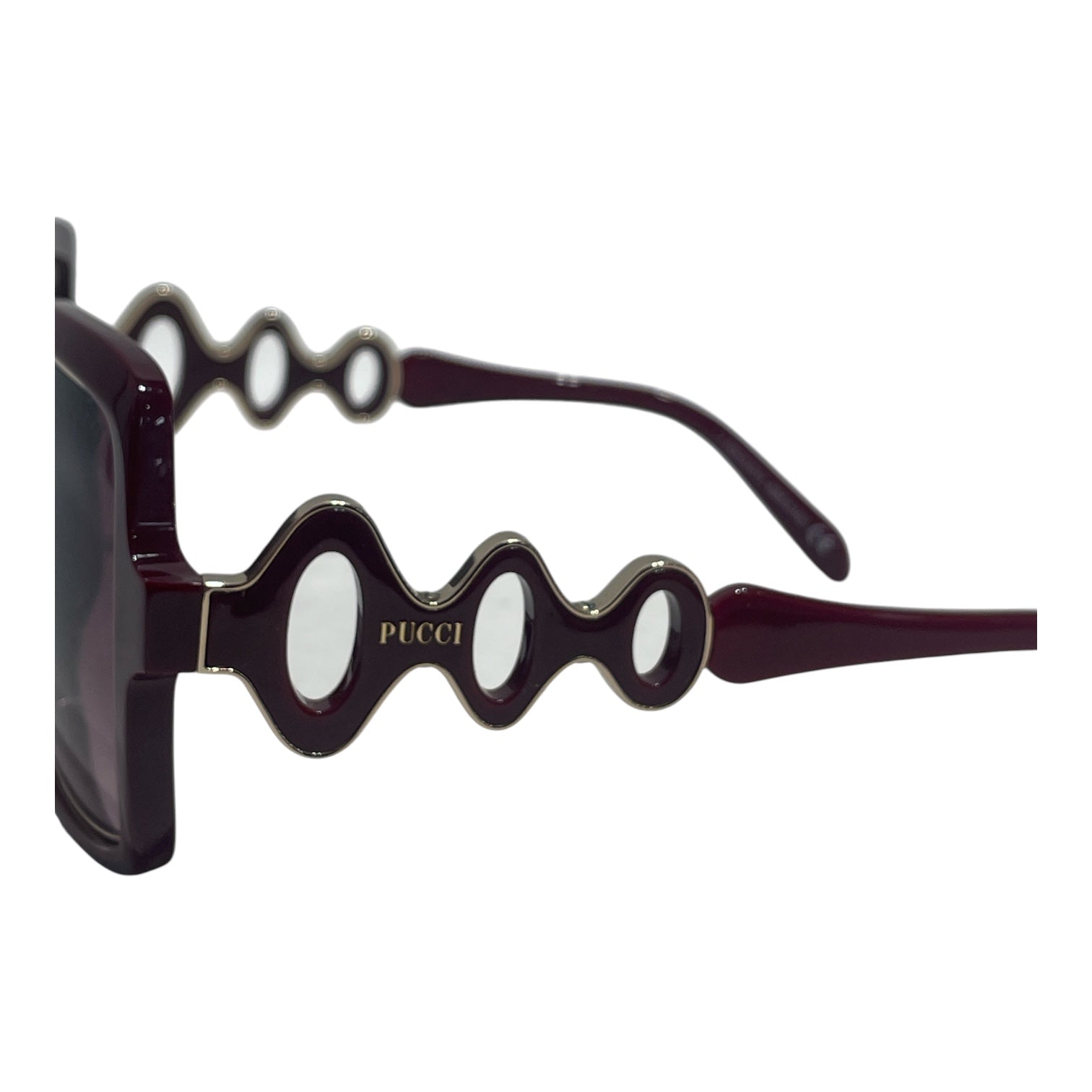 EMILIO PUCCI/Sunglasses/Celluloid/RED/L's/WAVY EP 40 RED GLASSES view 3