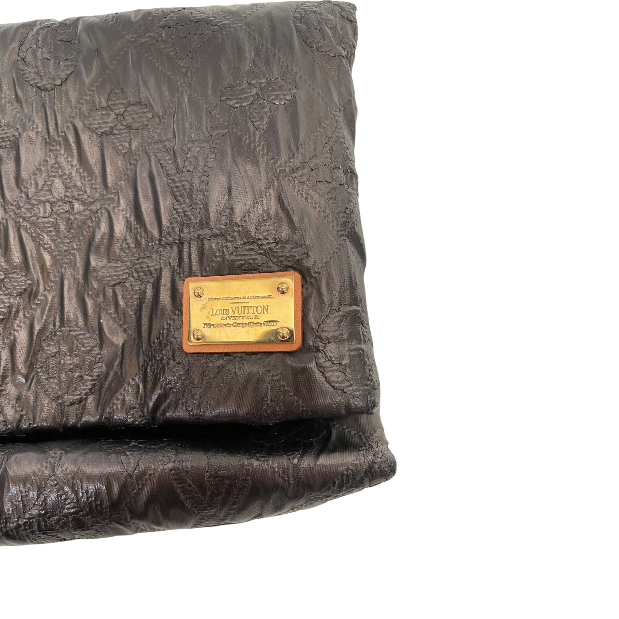 LOUIS VUITTON/Clutch Bag/BLK/Lime Light Pm view 4
