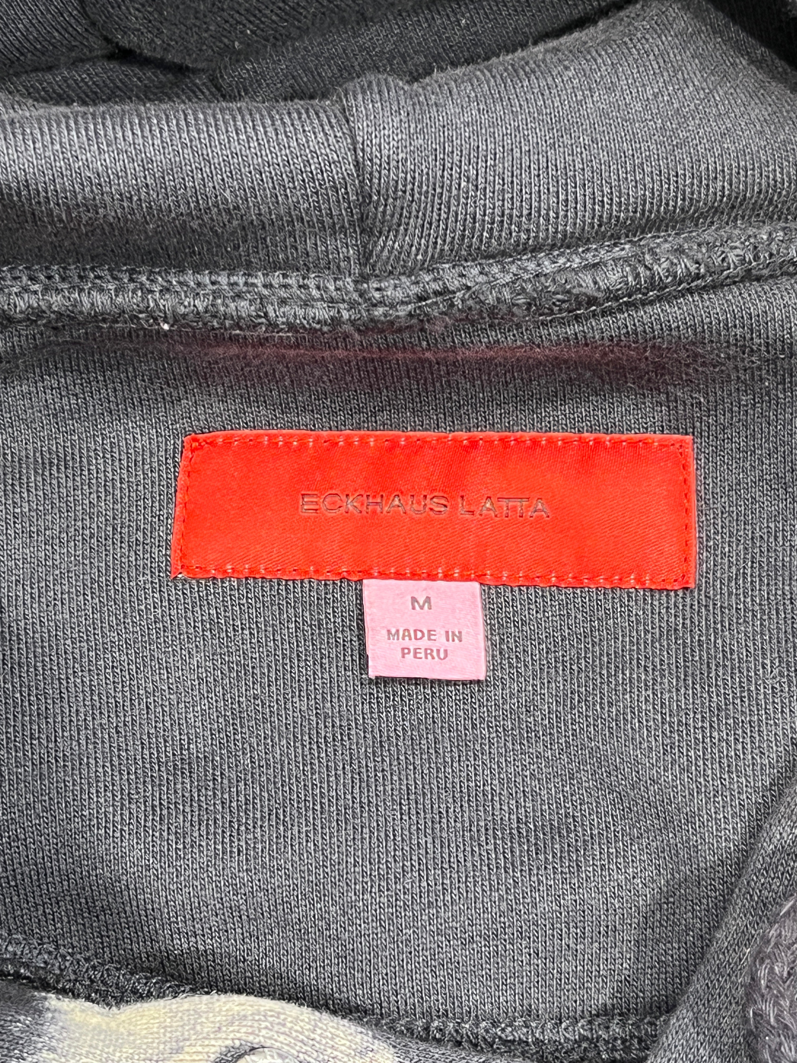 ECKHAUS LATTA/Hoodie/M/All Over Print/Cotton/NVY/ view 3