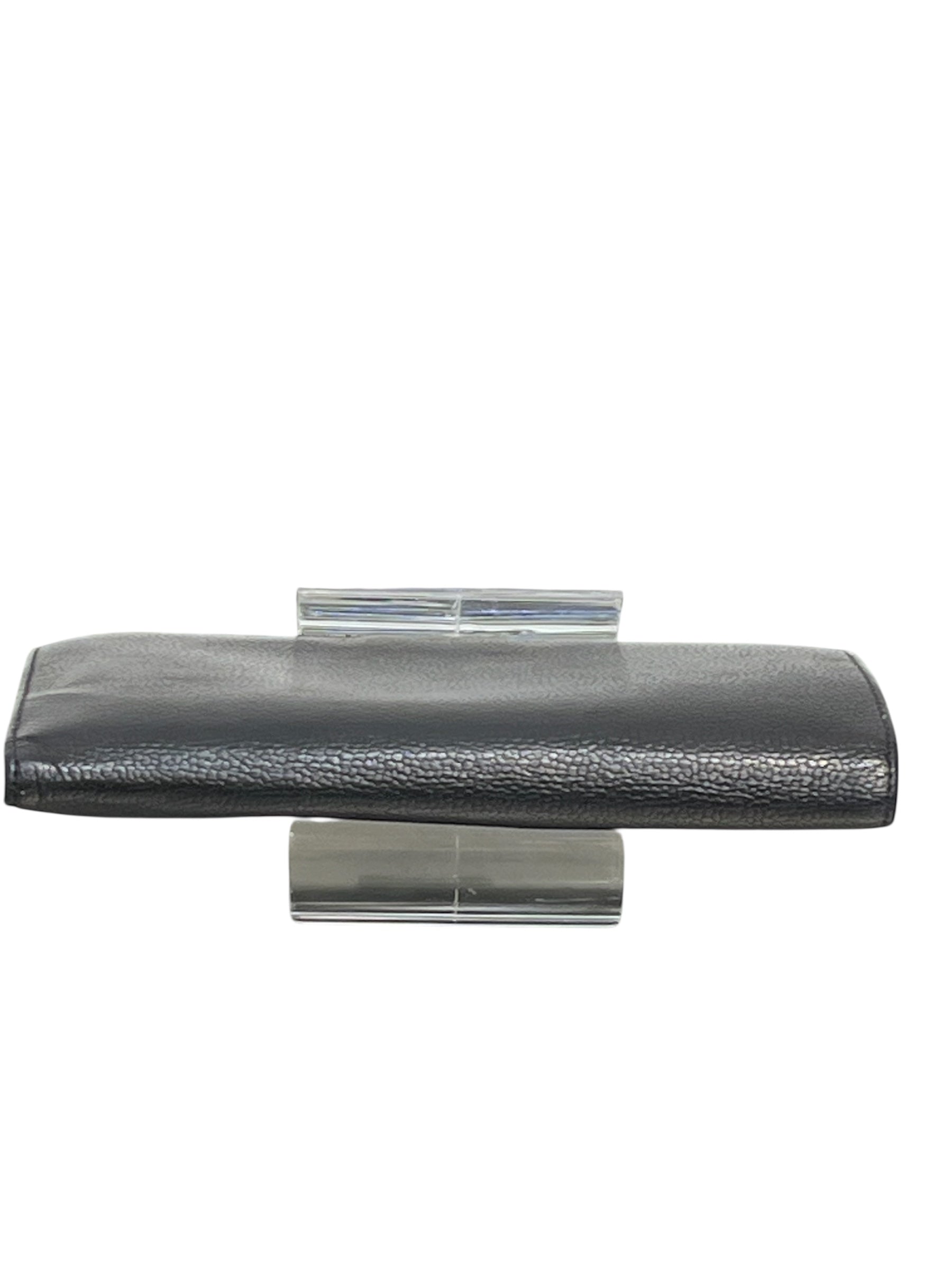 CHANEL/Wallet/Leather/BLK/BUTTON CAVIAR 9603960 view 3