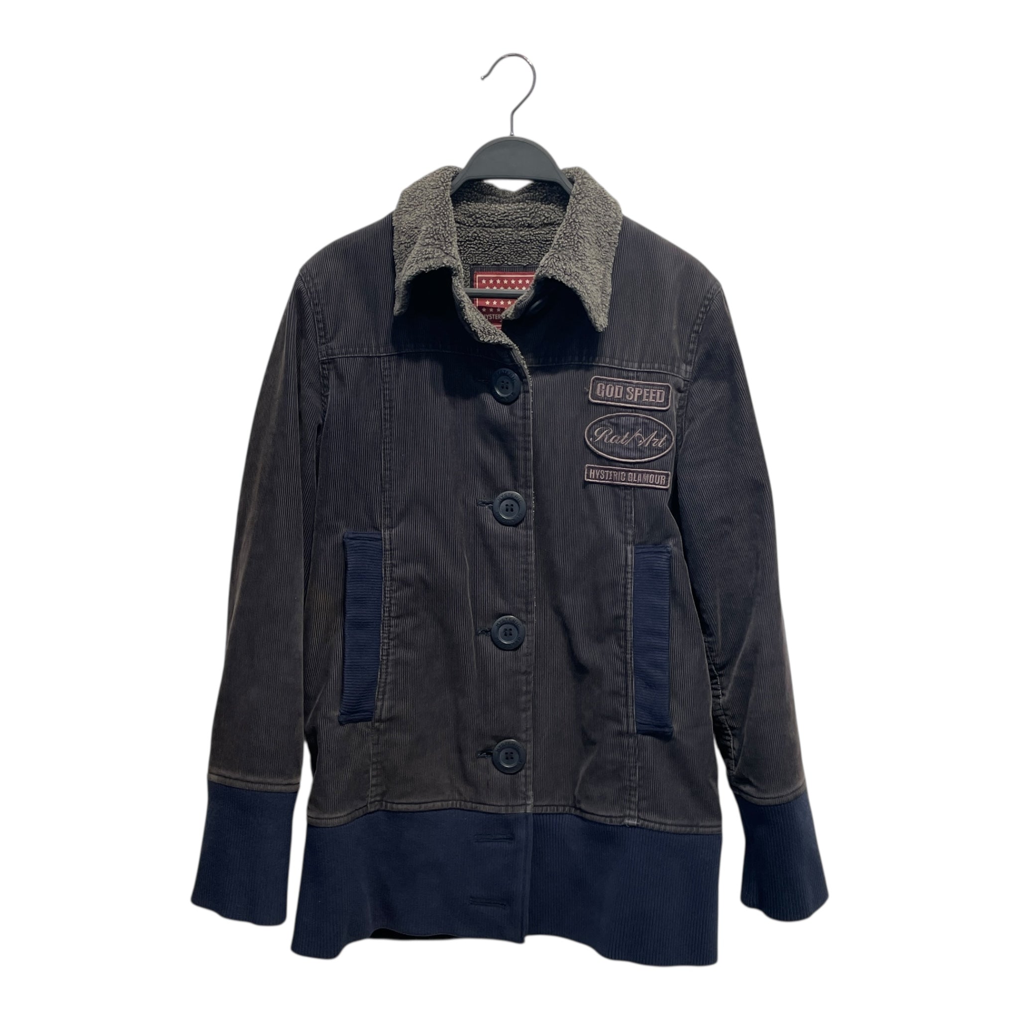HYSTERIC GLAMOUR/Jacket/FREE/Cotton/NVY/sherling corduroy view 1