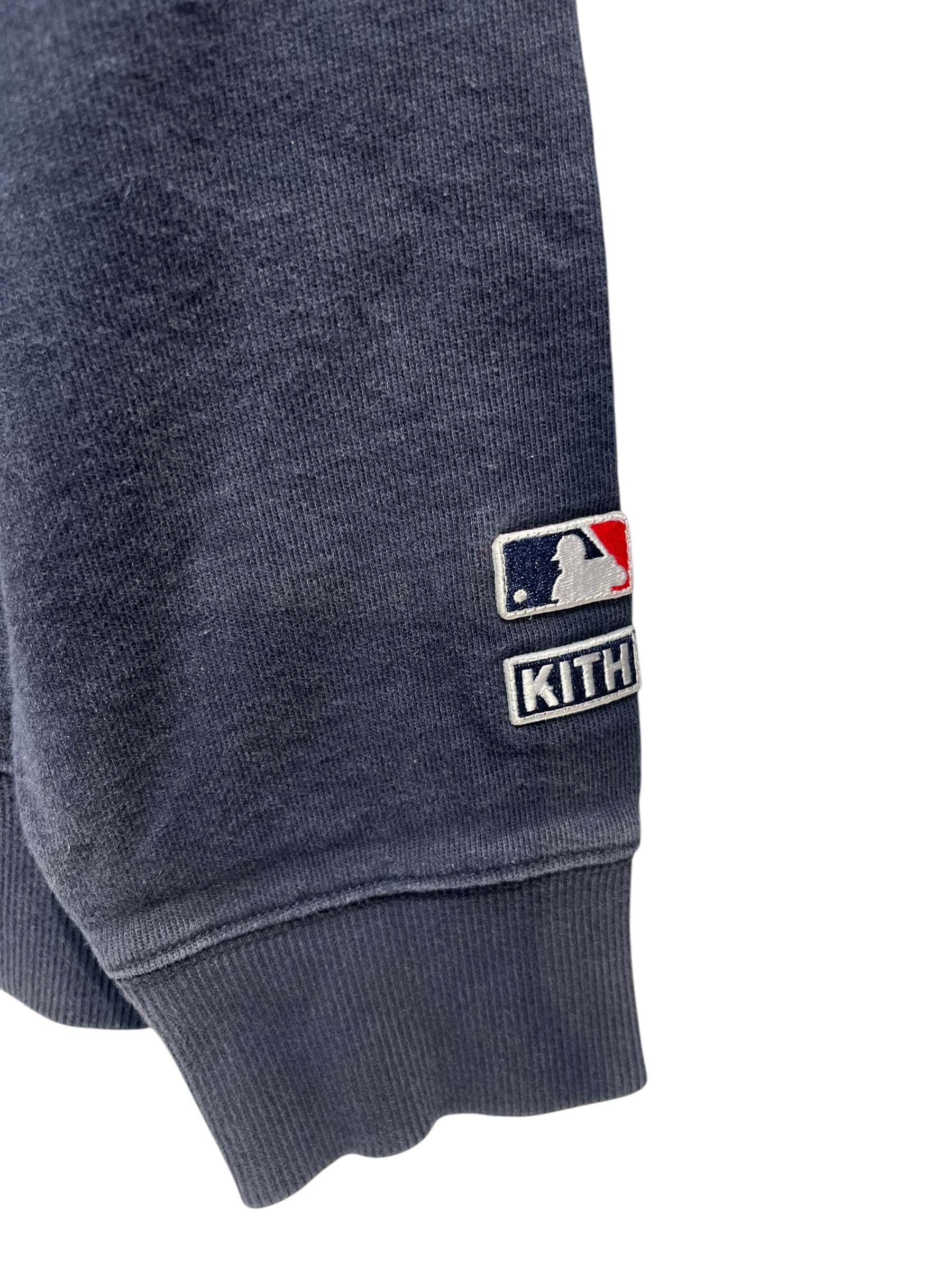 KITH/Hoodie/L/Cotton/NVY/YANKEE LOGO BACK PATCH LOGO view 5
