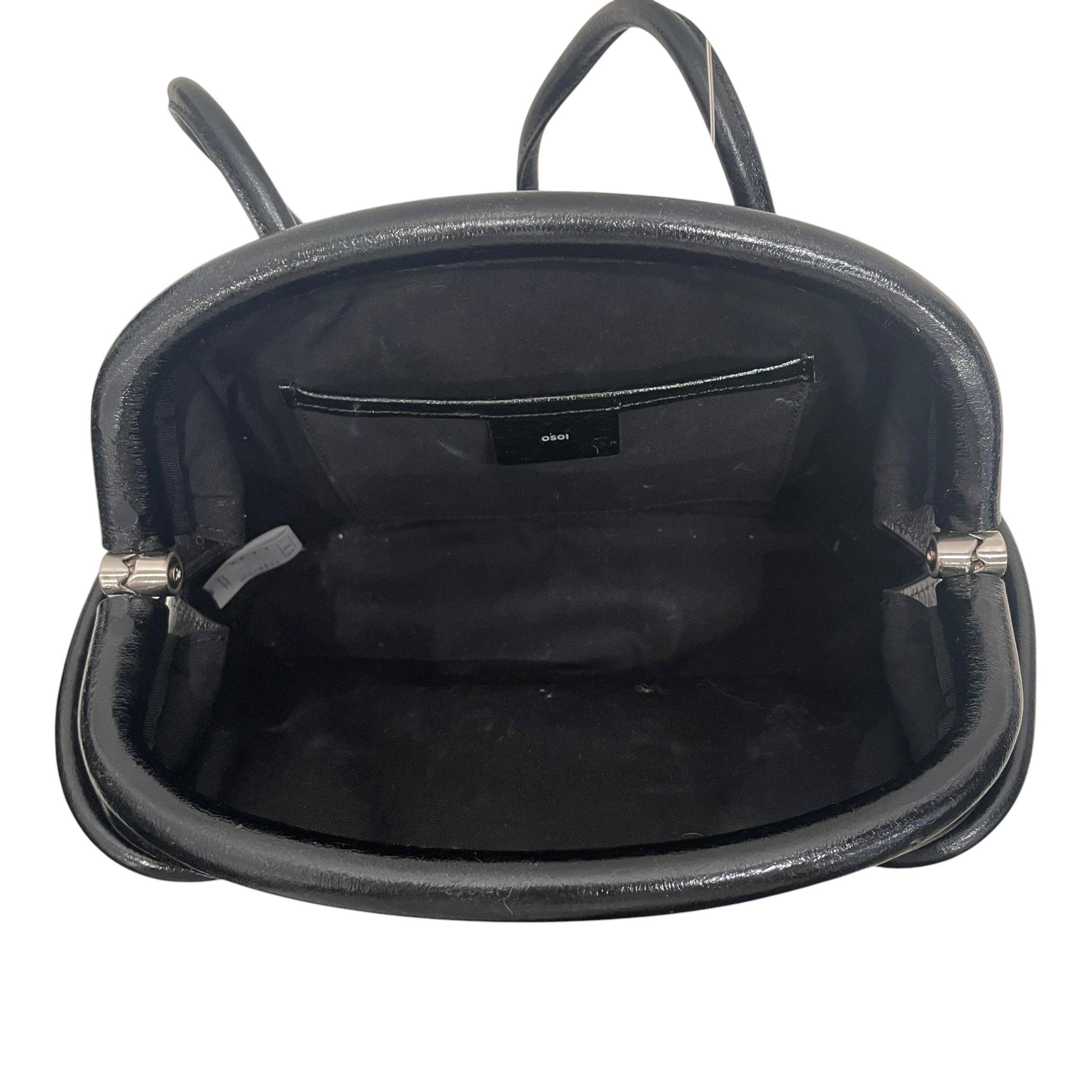 OSOI/Hand Bag/Leather/BLK/OSOI CIRCLE BROT BAG view 4