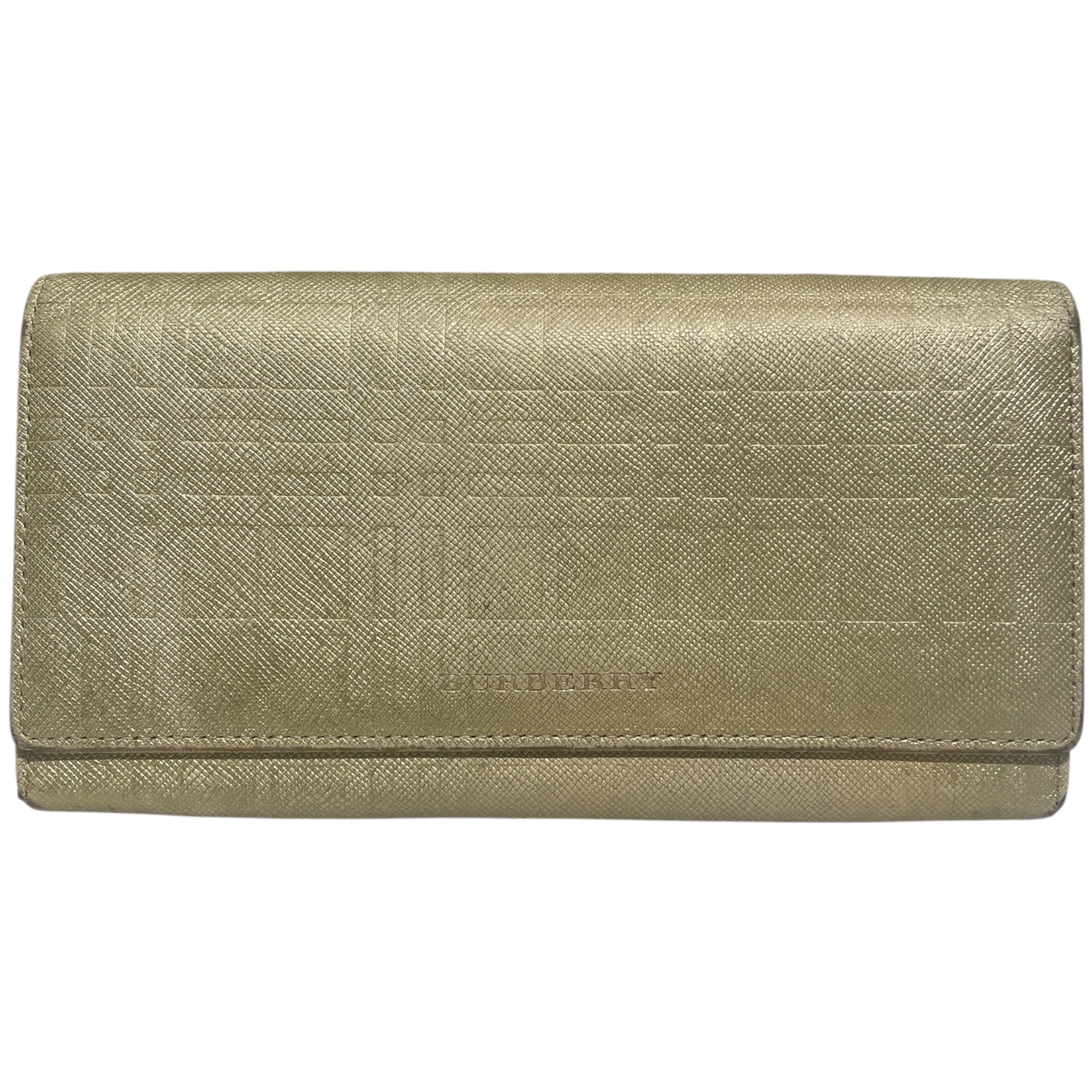BURBERRY/Long Wallet/Border/YEL/YELLOW LONG WALLET view 1