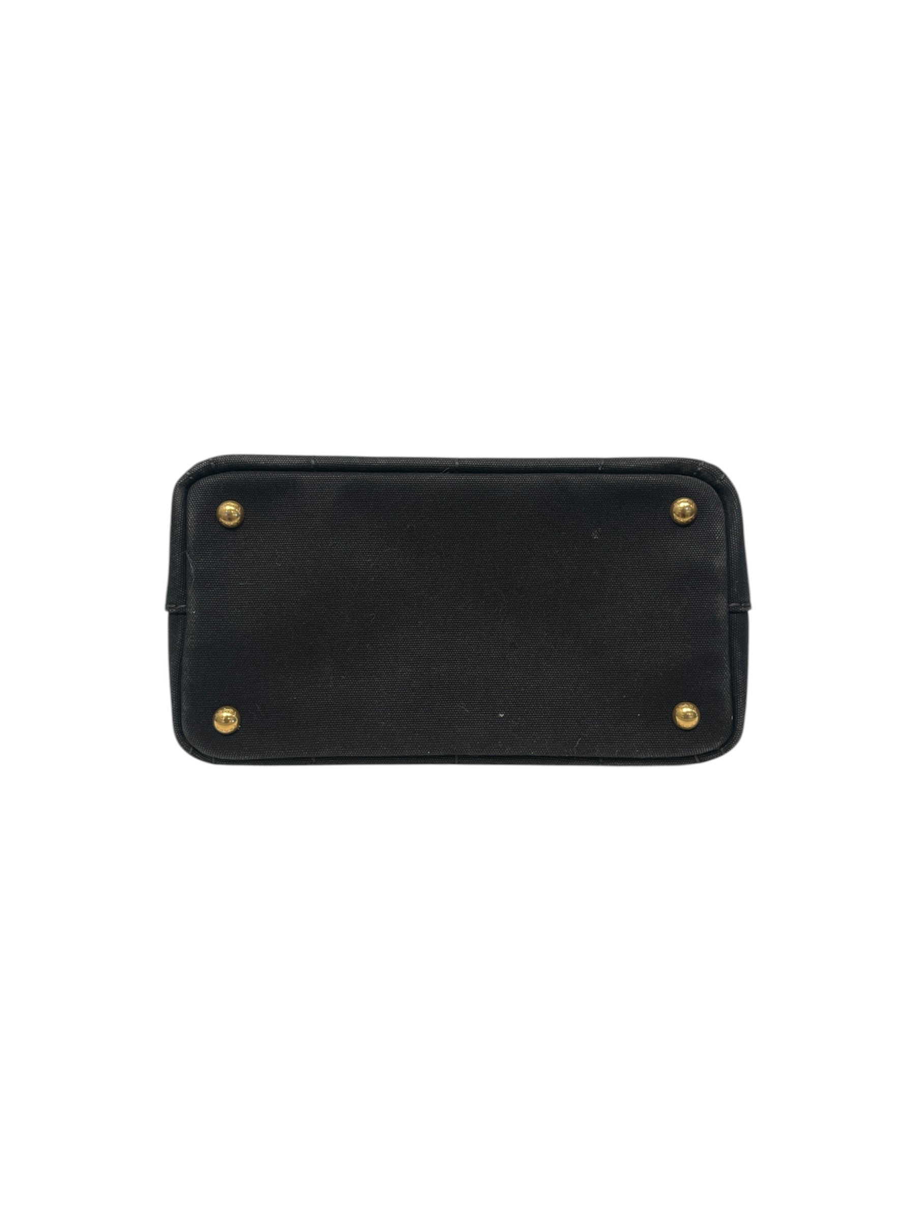 PRADA/Tote Bag/Monogram/BLK/PRADA CANAPA TOTE view 3