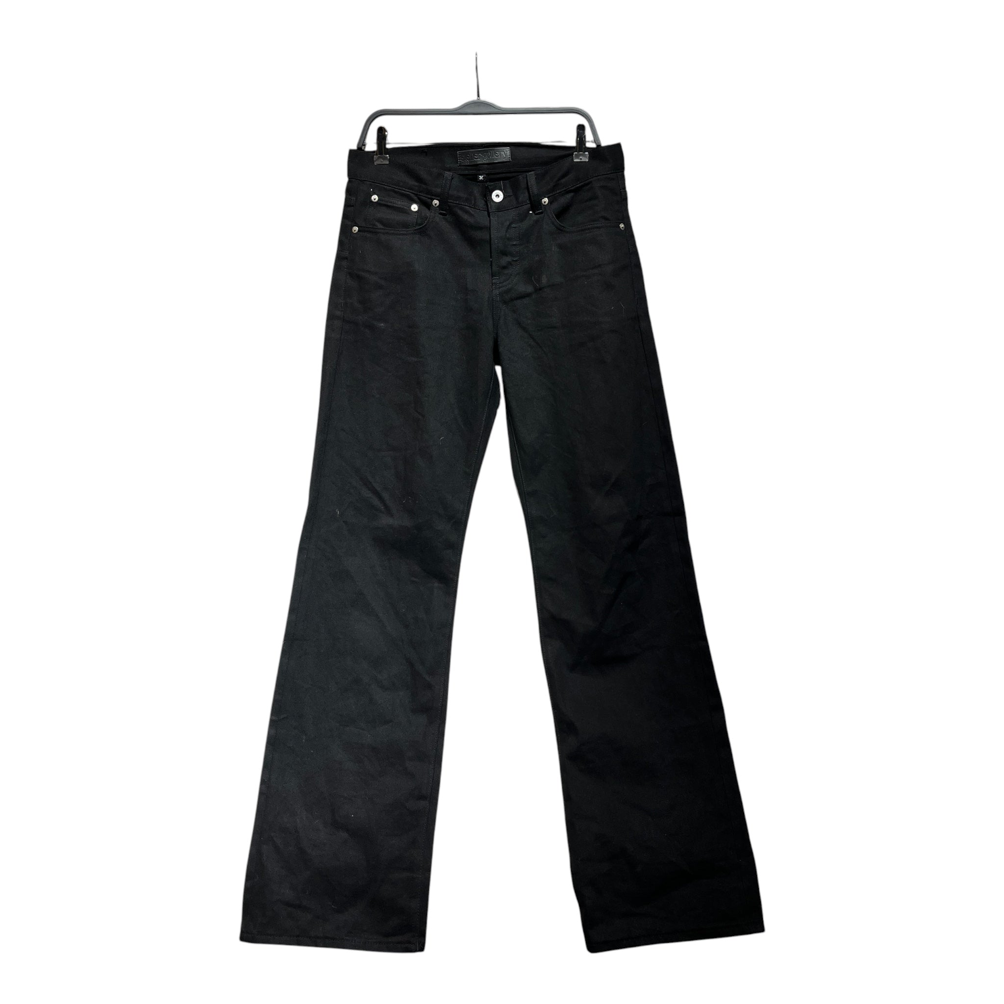 etelier gallery/Bootcut Pants/30/Denim/BLK/LOW RISE WYVERN view 1