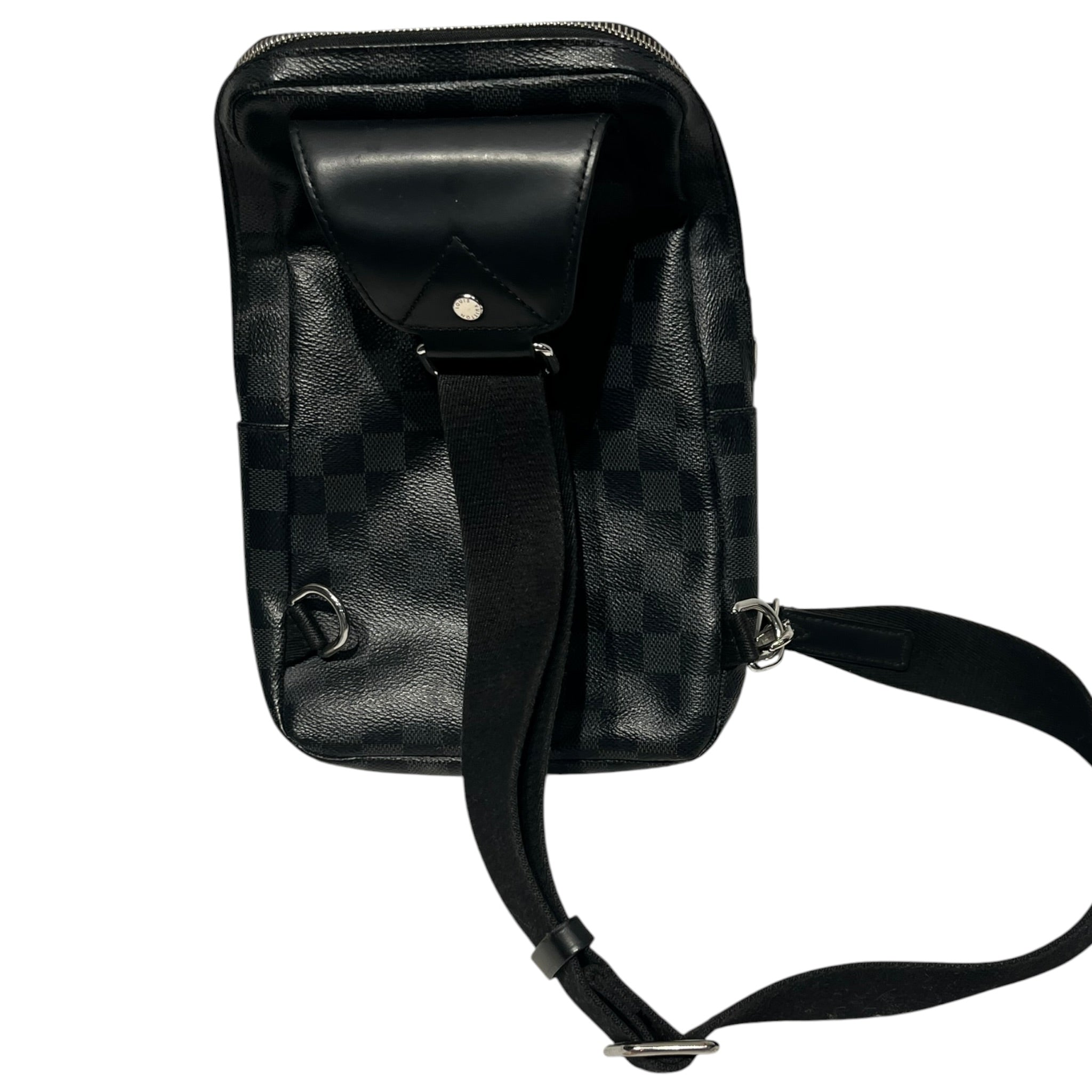 LOUIS VUITTON/Backpack/All Over Print/Leather/BLK/Damier Graphite Avenue Sling view 2
