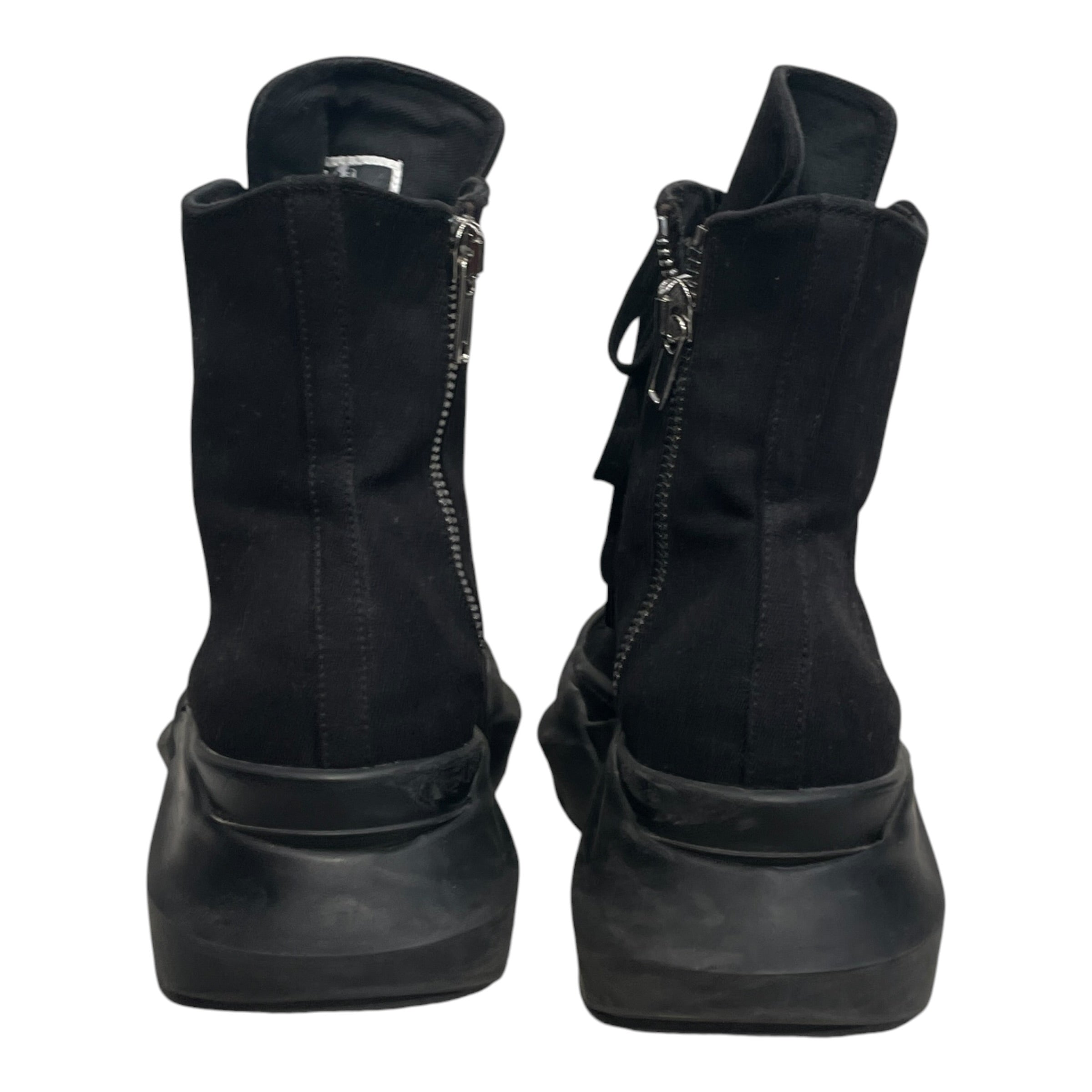 Rick Owens/Hi-Sneakers/EU 41/Leather/BLK/ABSTRACT RAMONE view 3