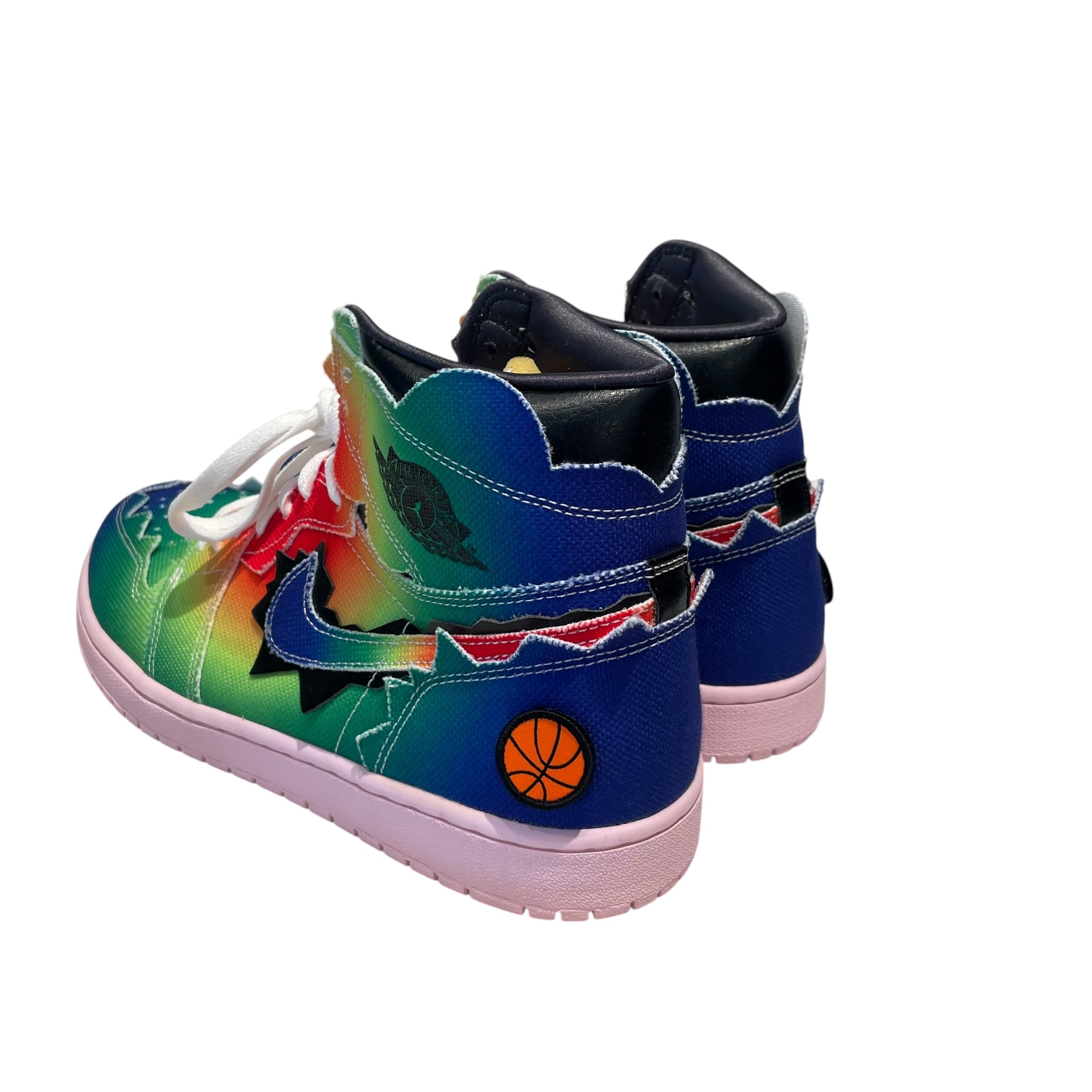 NIKE/Hi-Sneakers/US 12.5/All Over Print/MLT/RETRO HIGH OG view 4