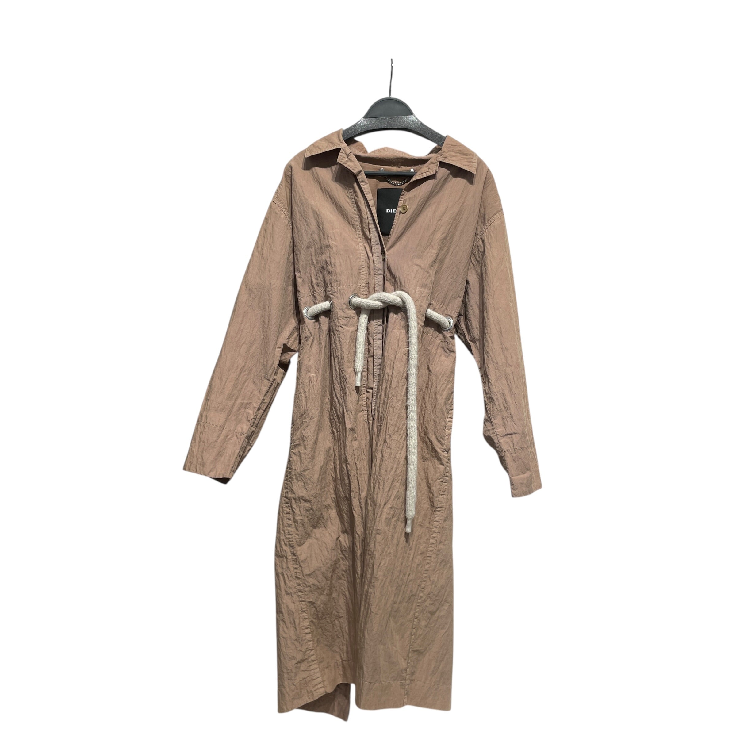 DIESEL/Windbreaker/XXS/Cotton/BEG/Windbreaker trench rope belt view 1