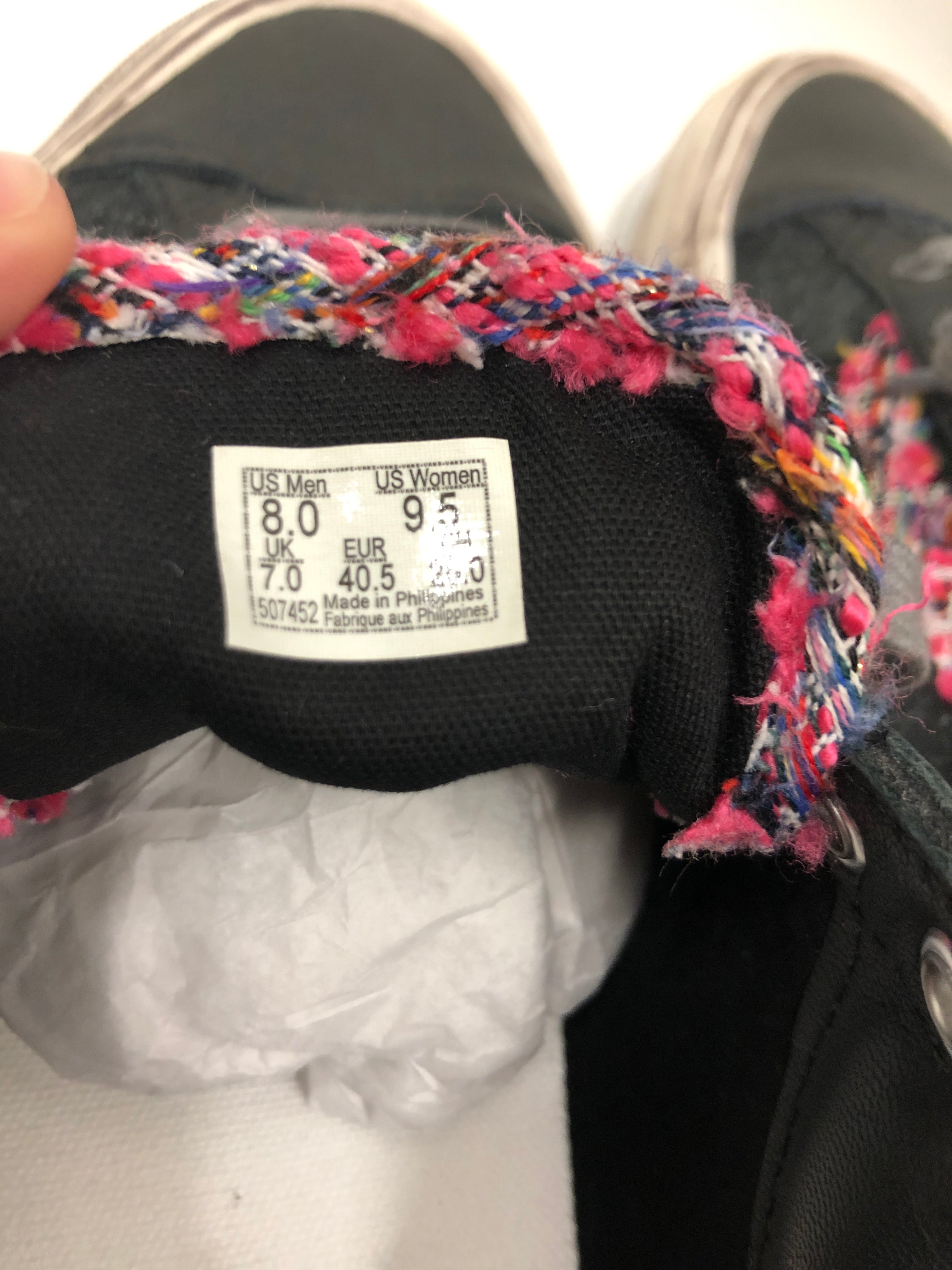 VANS/Low-Sneakers/US 8/Cotton/GRY/souvenior old skool 36 view 3