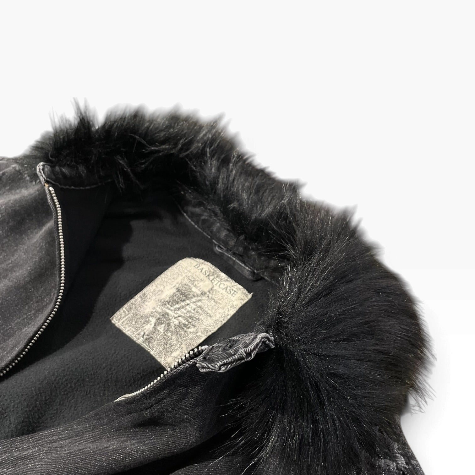basketcase gallery/Denim Jkt/L/Denim/BLK/VILLIAN GRIFTER JACKET view 4