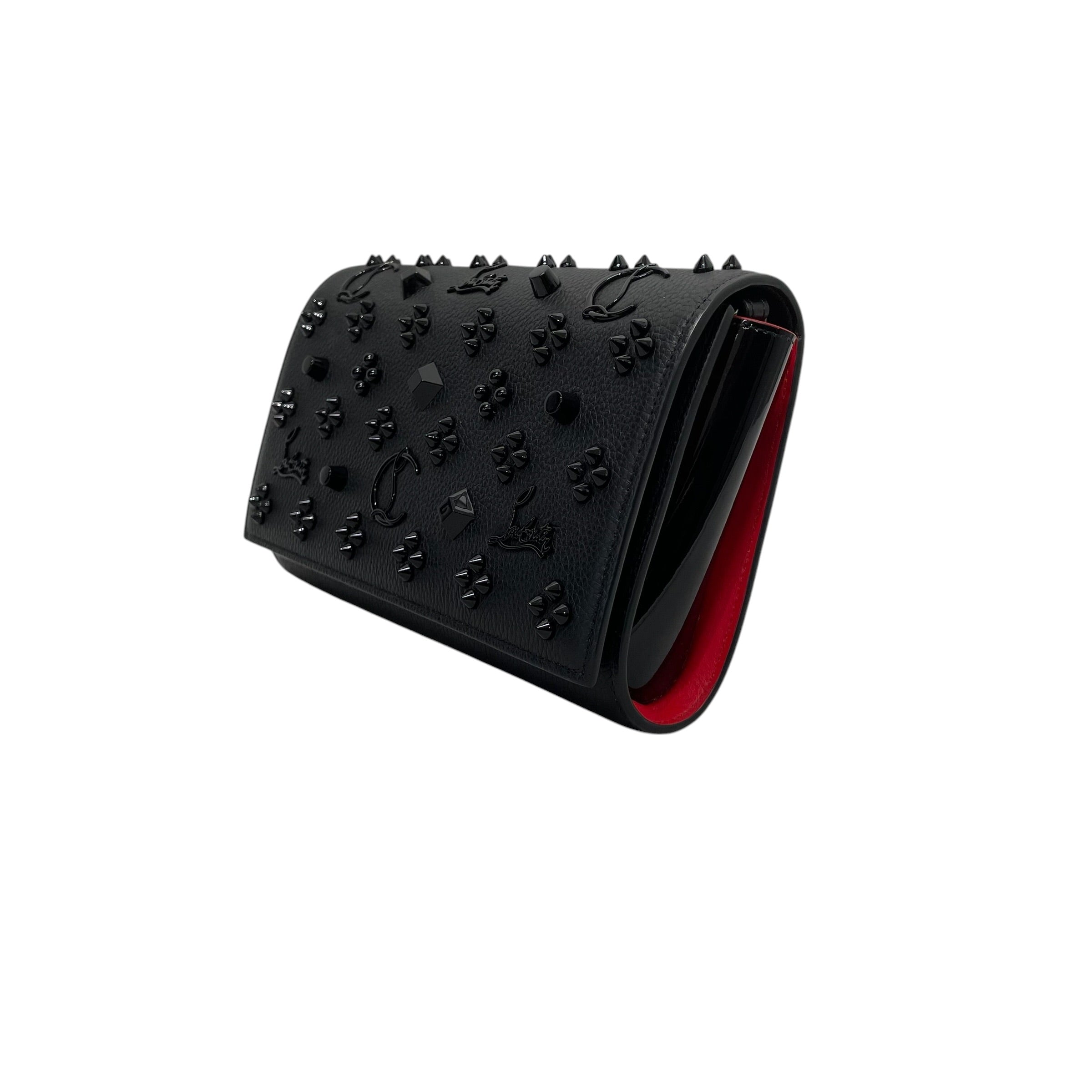 Christian Louboutin/Cross Body Bag/Leather/BLK/PALOMA CLUTCH LOUBINTHESKY STU view 5