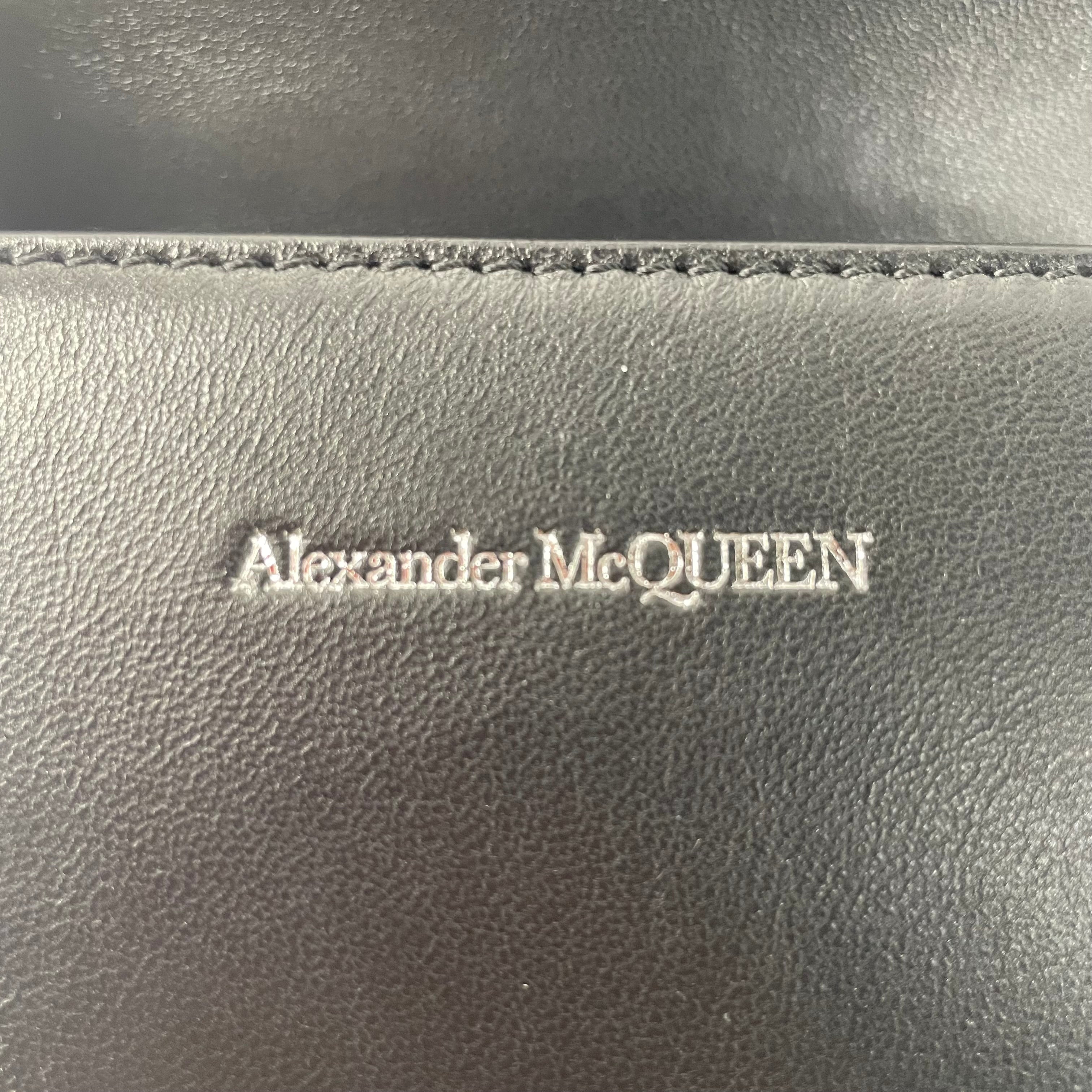 Alexander McQueen/Cross Body Bag/All Over Print/Leather/BLK/GEMSTONE view 7