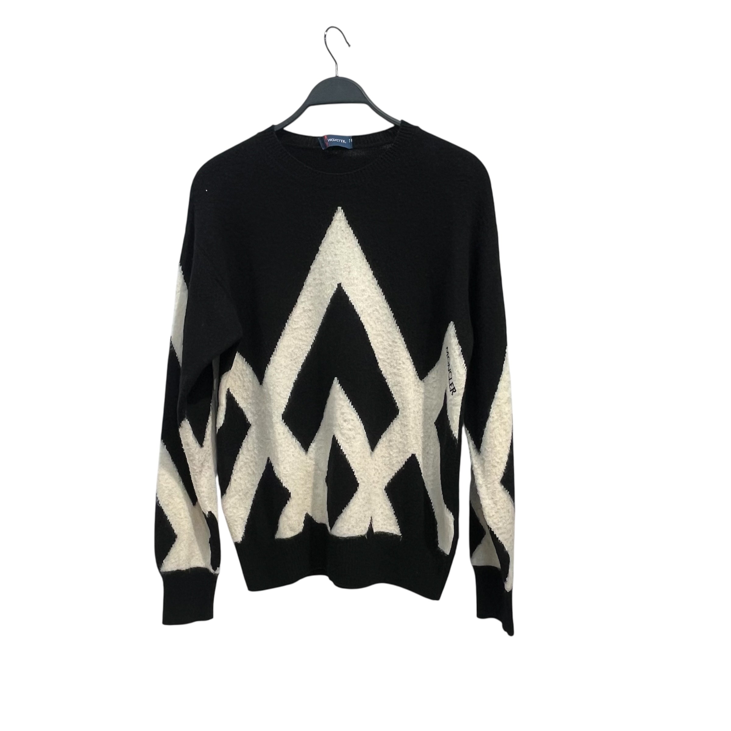 MONCLER/Sweater/S/All Over Print/Wool/BLK/ view 1