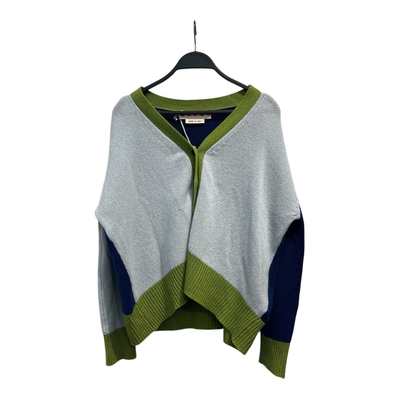 MARNI/Cardigan/36/Cashmere/BLU/blue light blue green