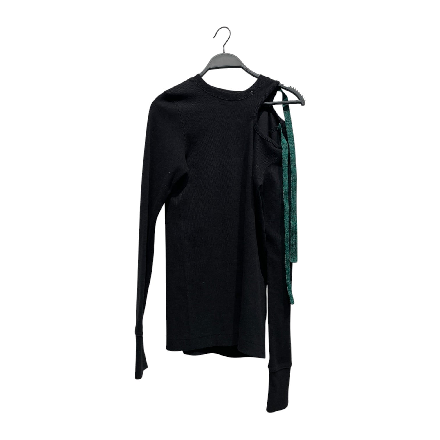 TOGA PULLA/LS T-Shirt/38/Cotton/BLK/TP241-JK237 green tie view 1
