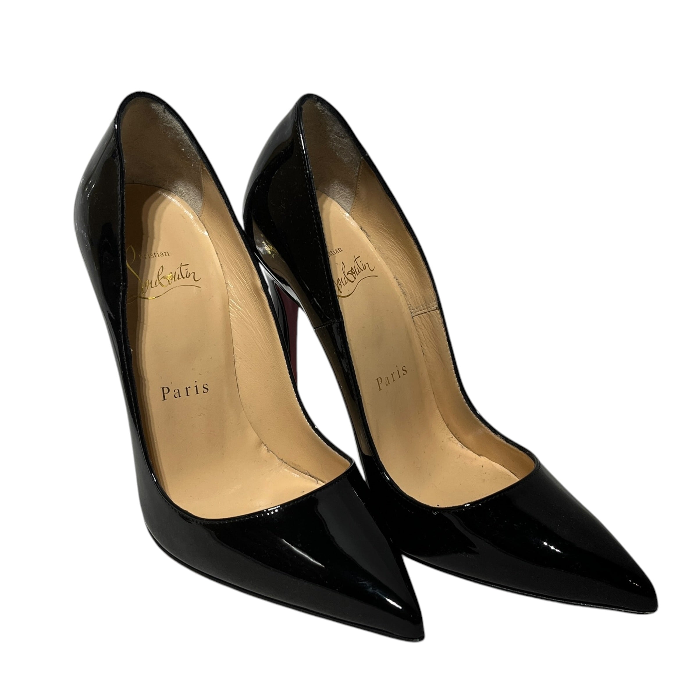 Christian Louboutin/Heels/EU 34/BLK/pattened so kate view 1