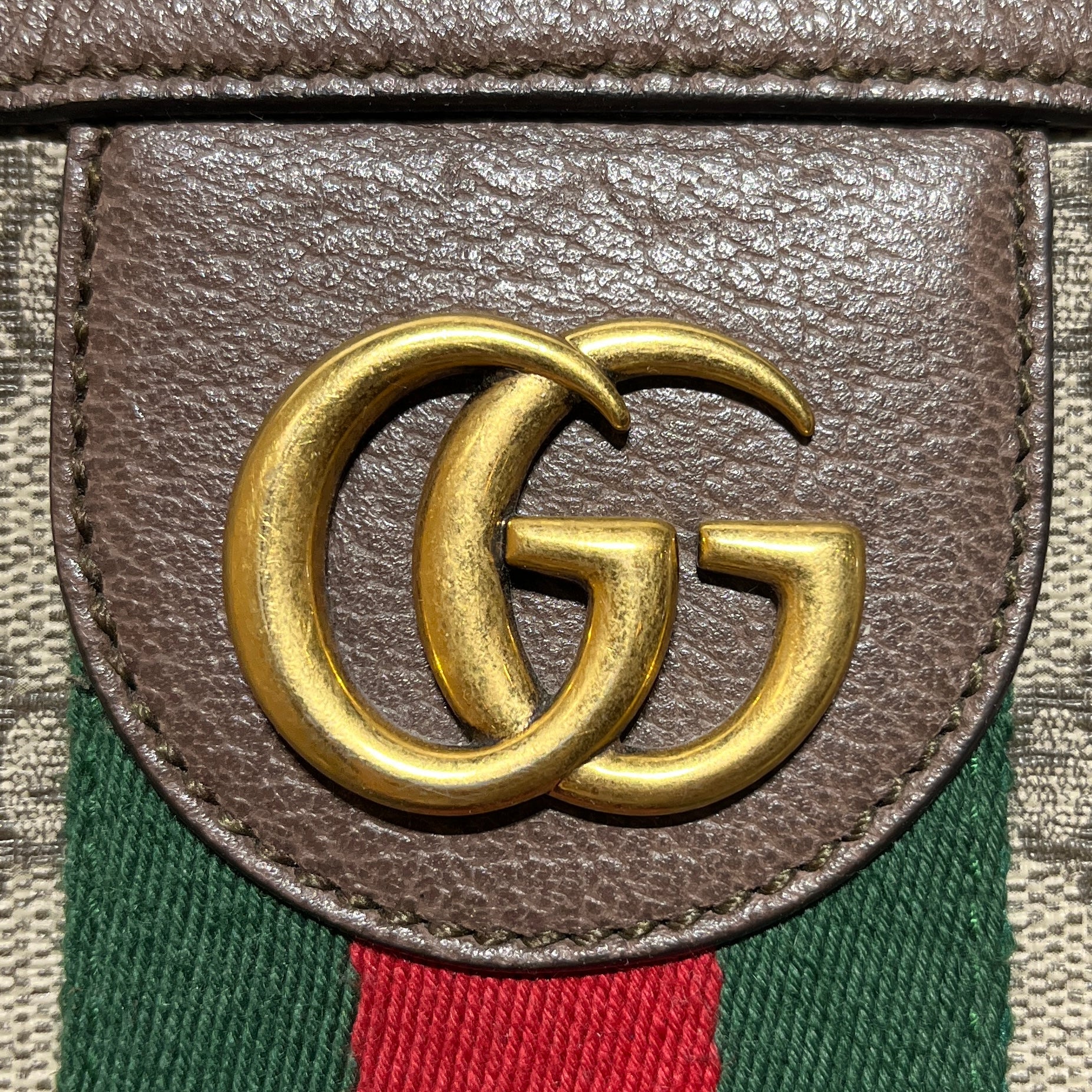 GUCCI/Backpack/Monogram/Leather/BRW/Supreme Ophidia Backpack view 7