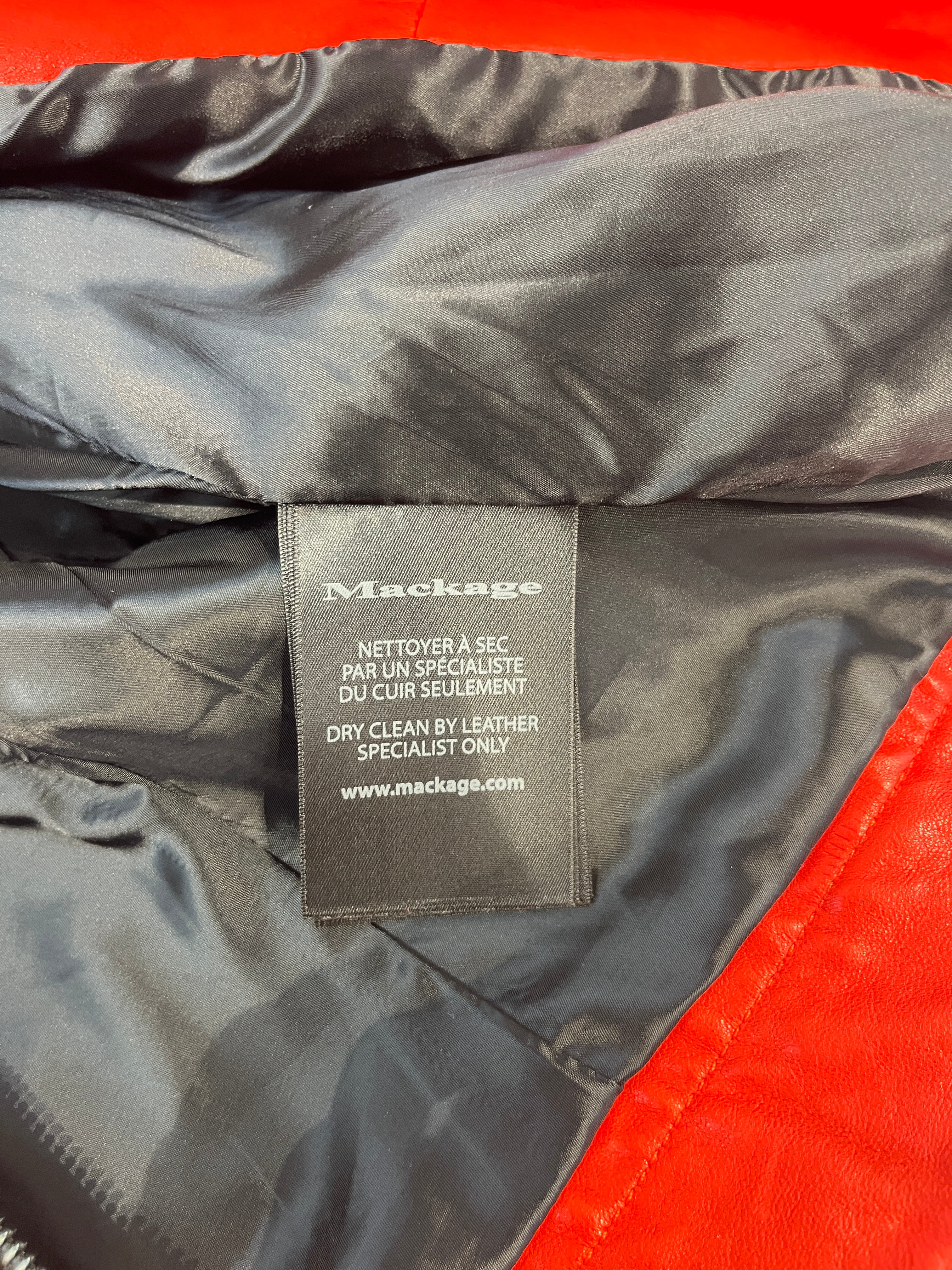 MACKAGE/Fleece Jkt/L/Leather/RED/ view 4