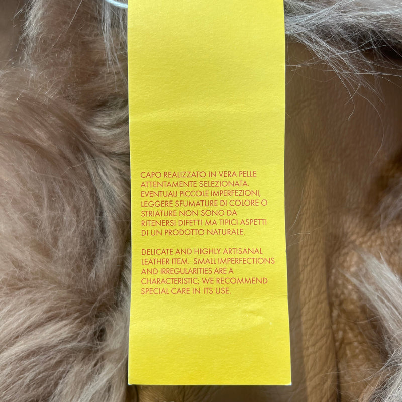 MARNI/SL Dress/38/Fur/BEG/fur and leather reversable
