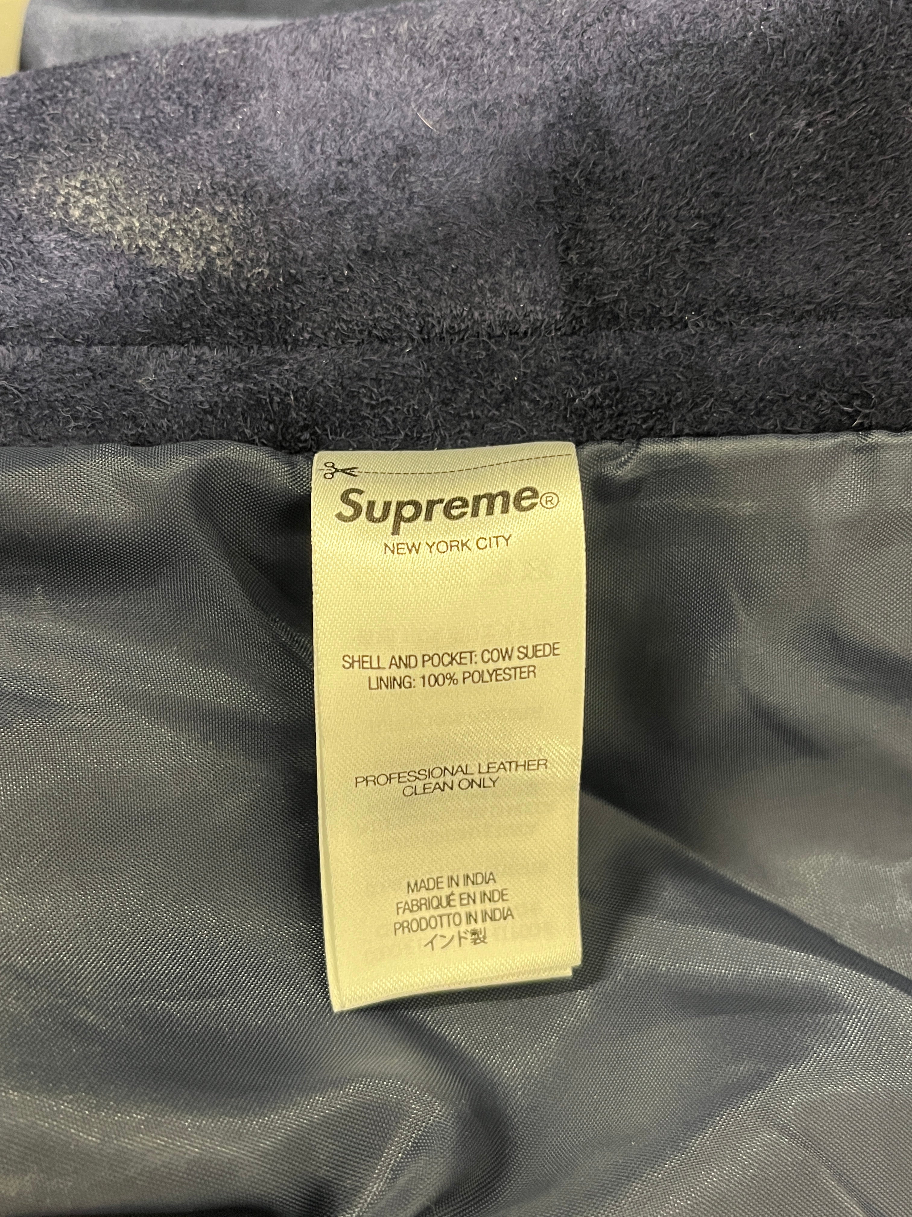 Supreme/Carpenter Pants/34/Suede/NVY/Double Knee Painter Pant view 4