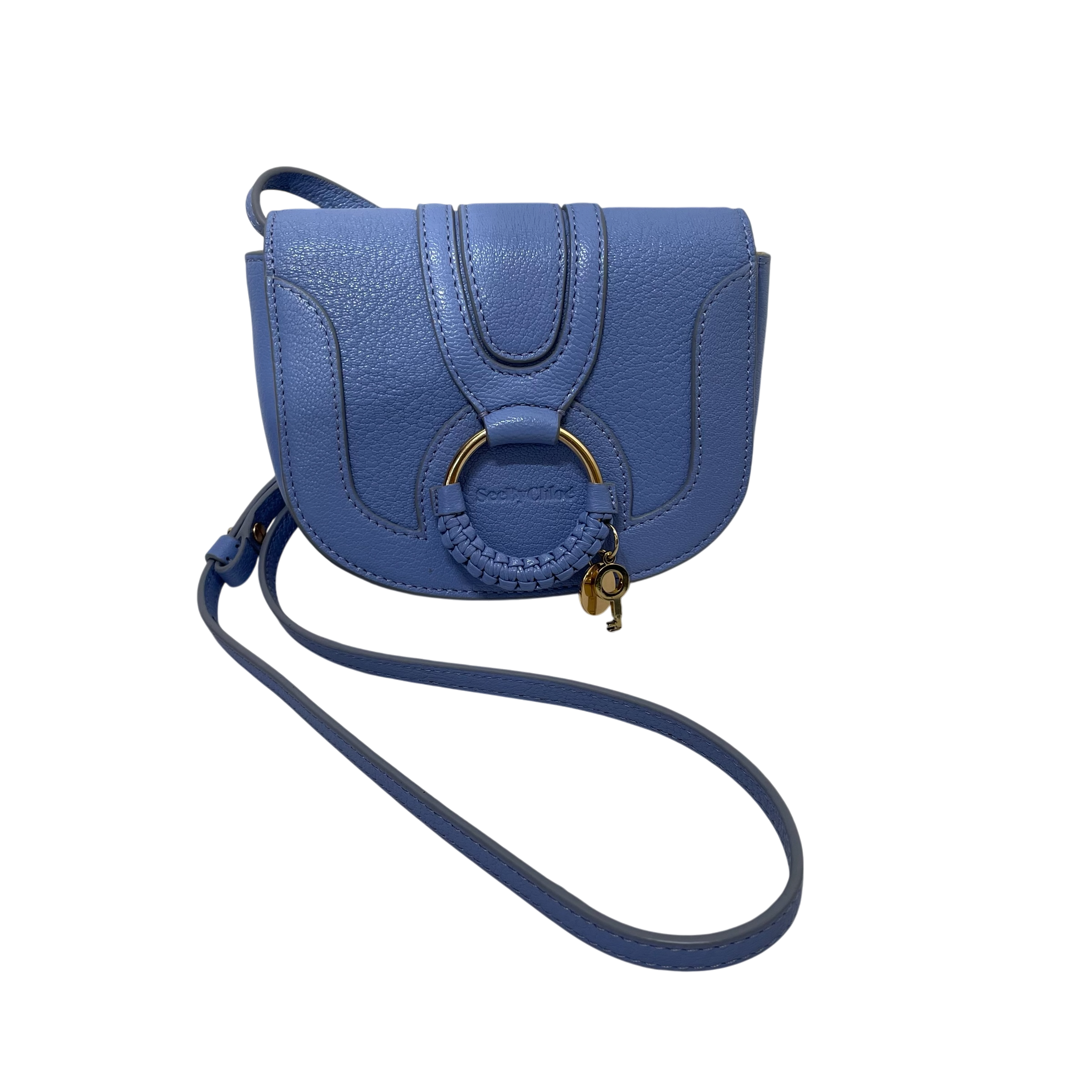 SEE BY CHLOE/Cross Body Bag/Leather/BLU/SeeByChloe Small Hana Bag view 1