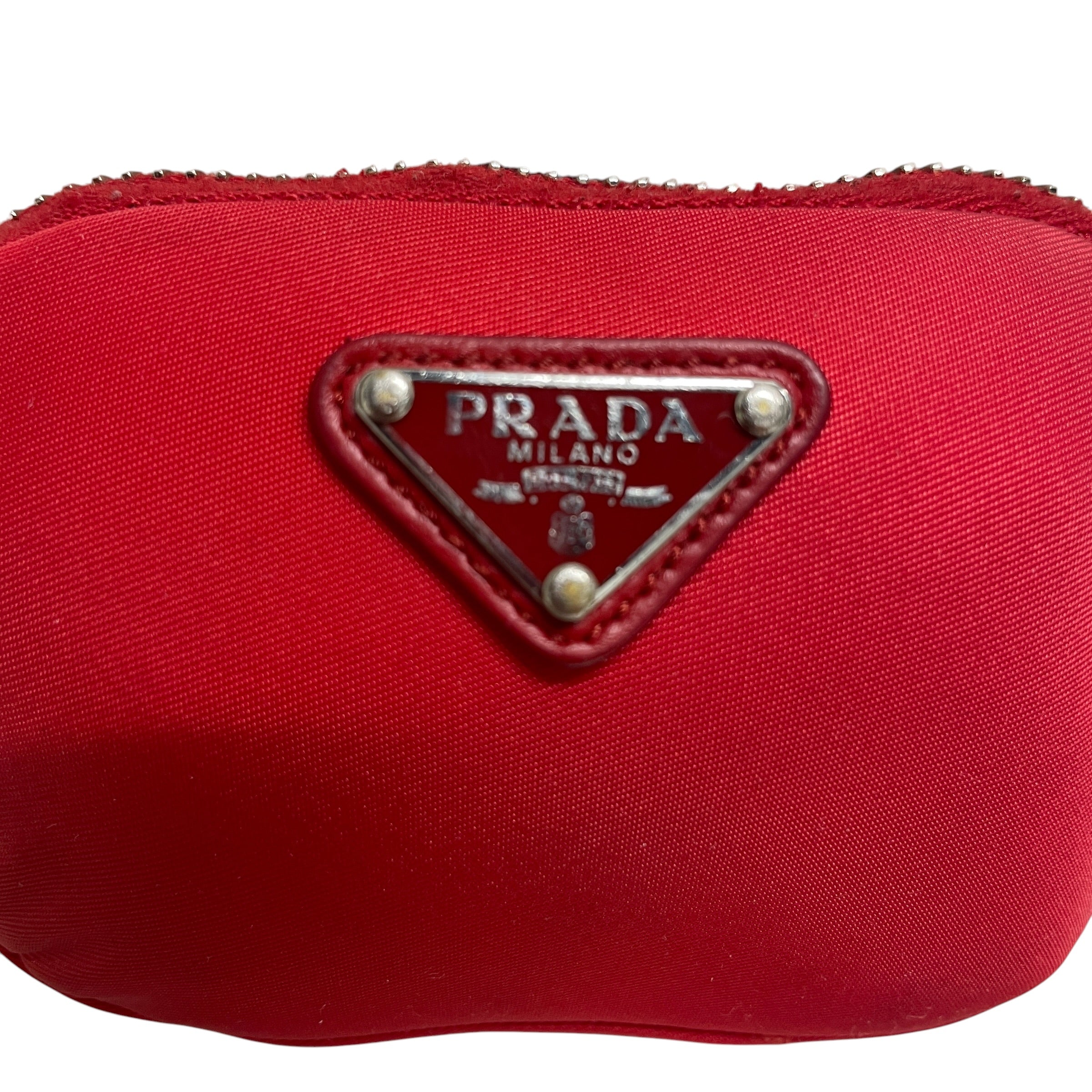 PRADA/Bag/Nylon/RED/LITTLE BABY BAG view 3