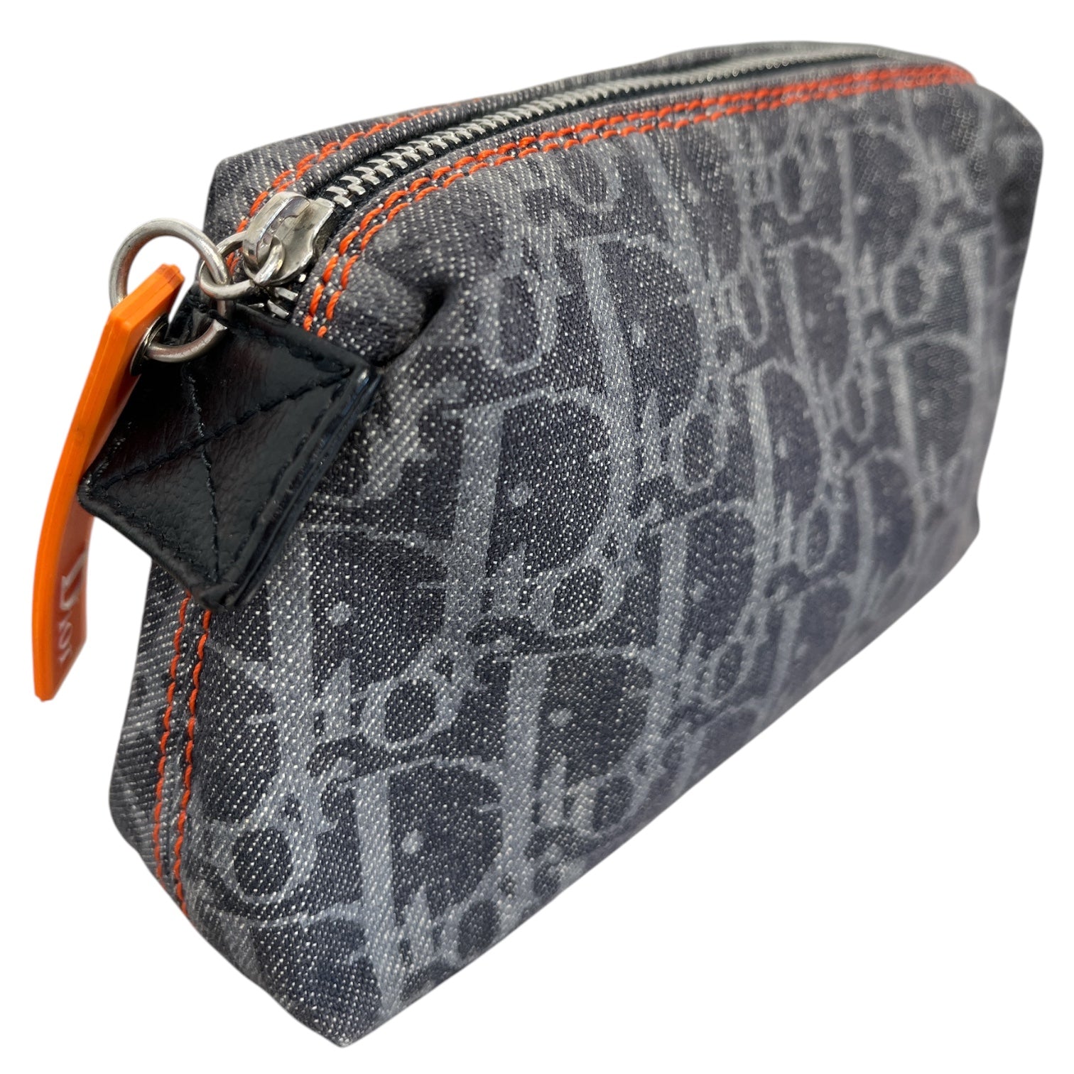 Christian Dior/Pouch/Monogram/Cotton/NVY/TROTTER DENIM COSMETIC BAG view 4