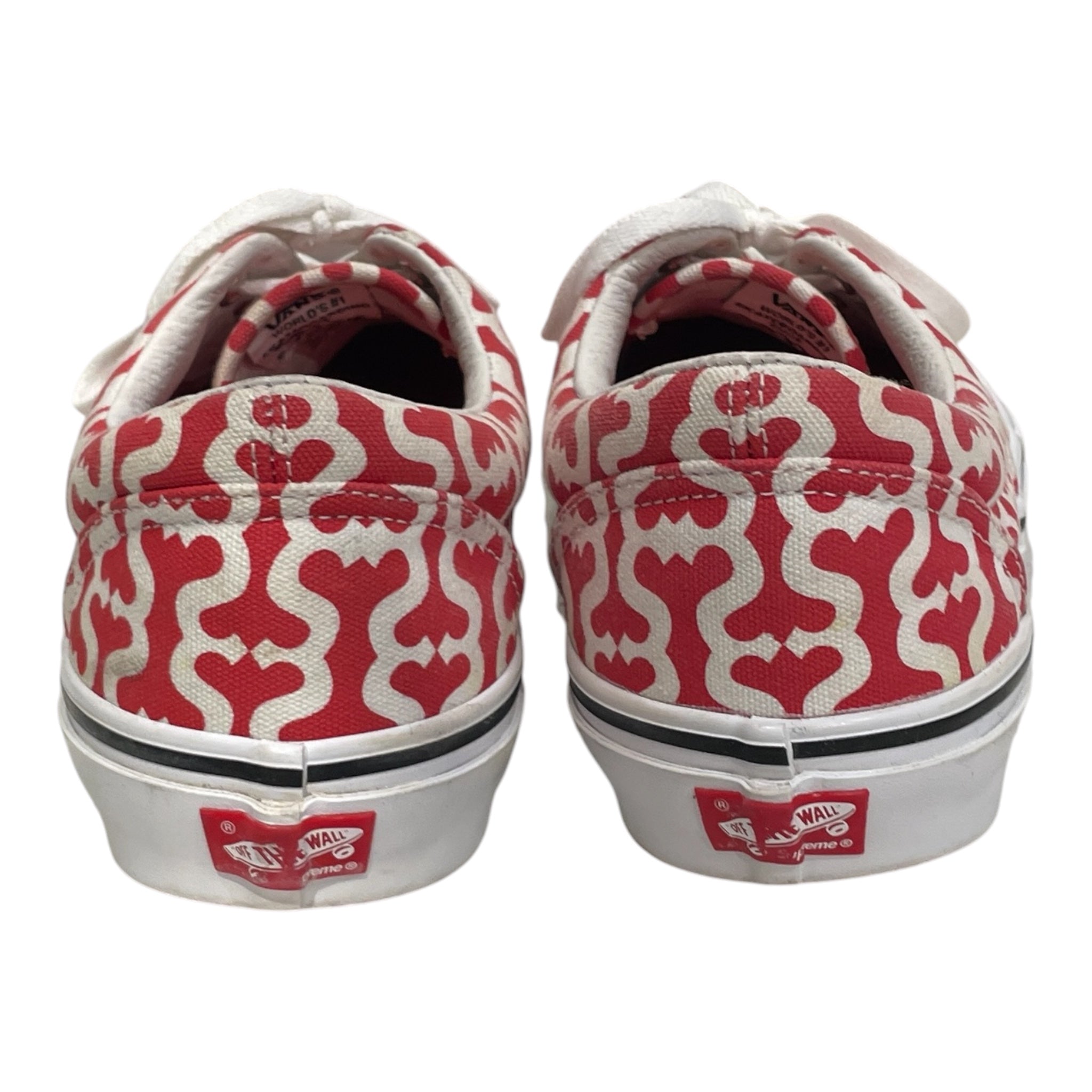 Supreme/VANS/Low-Sneakers/US 10/All Over Print/Cotton/RED/OLD SKOOL view 3