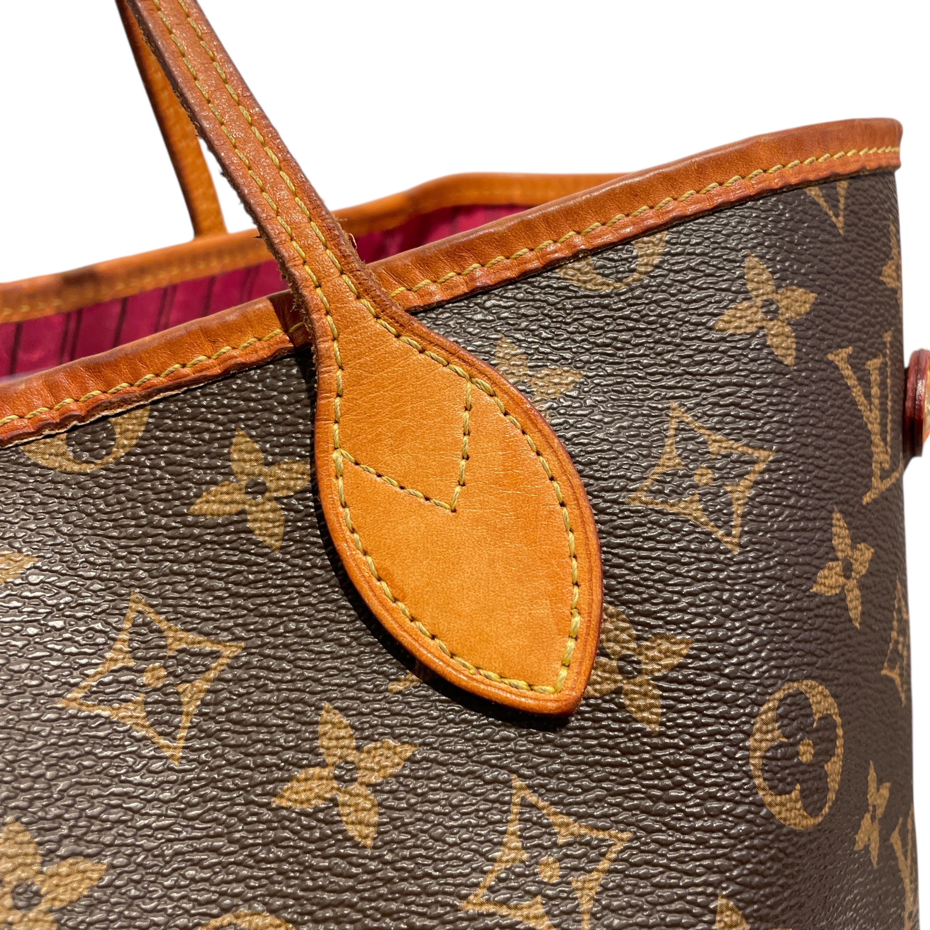 LOUIS VUITTON/Bag/Monogram/Leather/BRW/NEVERFULL view 5