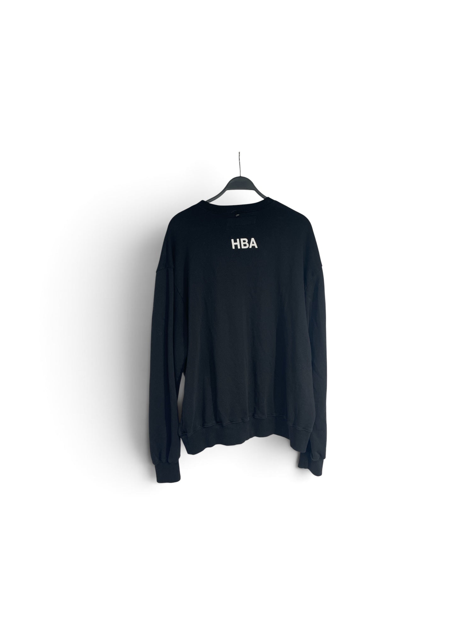 HOOD BY AIR./Sweater/L/Graphic/Cotton/BLK/world map view 3