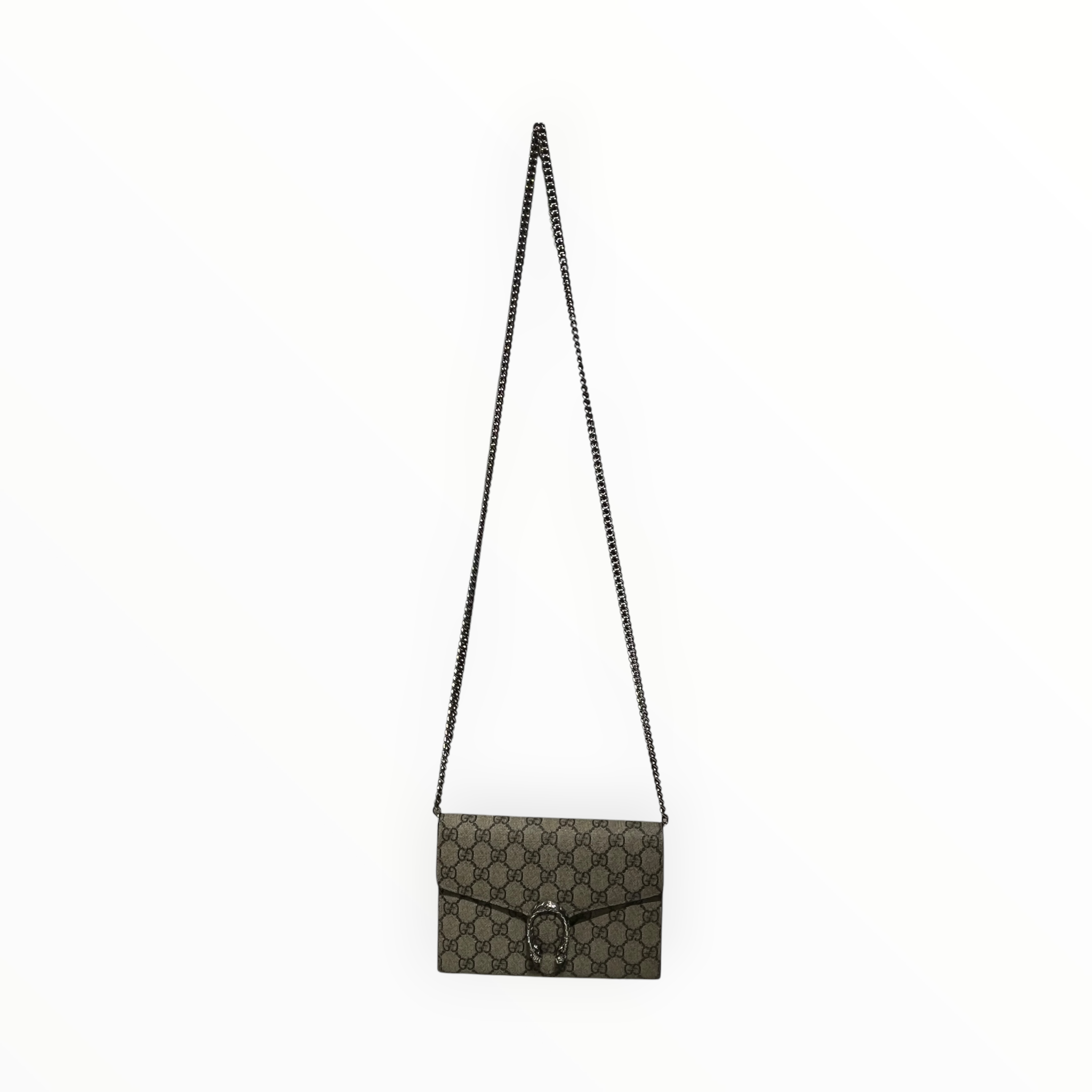 GUCCI/Cross Body Bag/Monogram/Leather/BRW/DYONISUS RED INNER WALLET