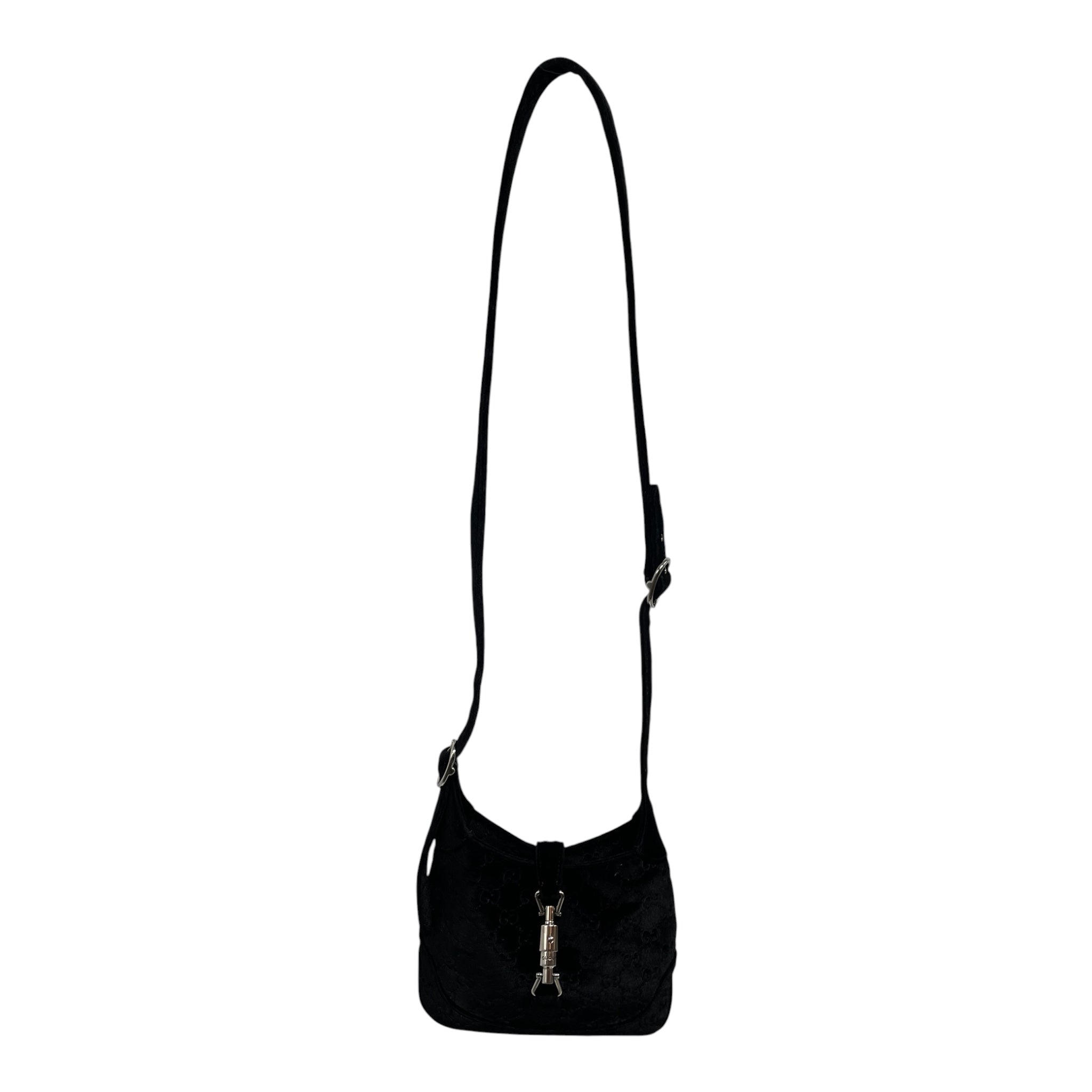 GUCCI/Hand Bag/Velour/BLK/SMALL JACKIE 1961 BAG view 7