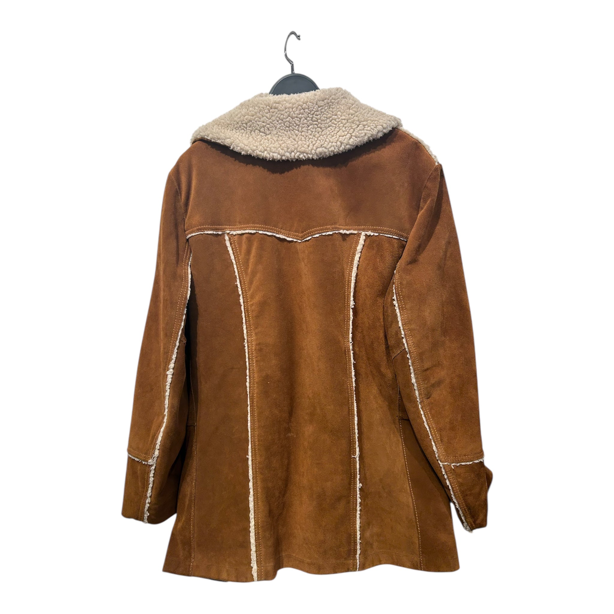 Pioneer Wear/Coat/44/Leather/CML/Single Breasted/Shearling Lined Suede Coat view 2
