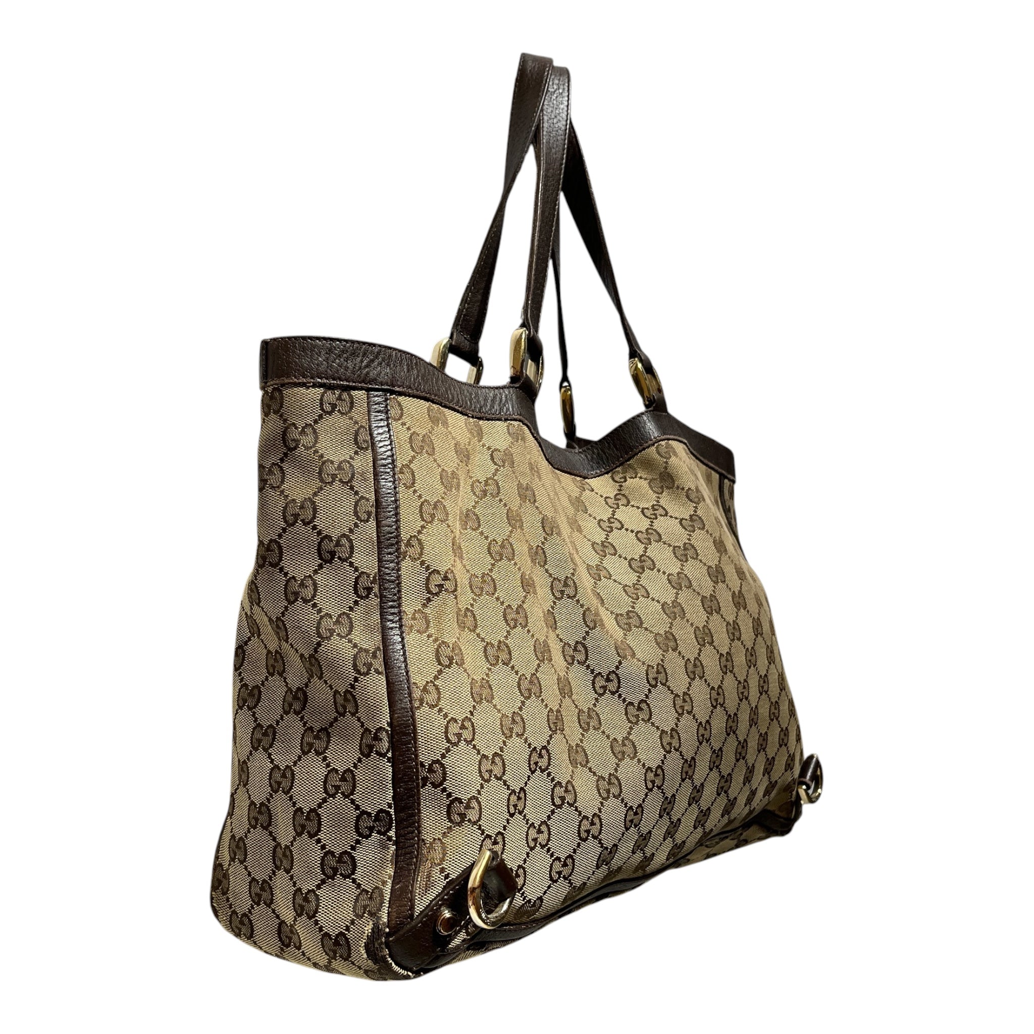 GUCCI/Bag/All Over Print/Leather/BRW/Canvas Abbey view 4
