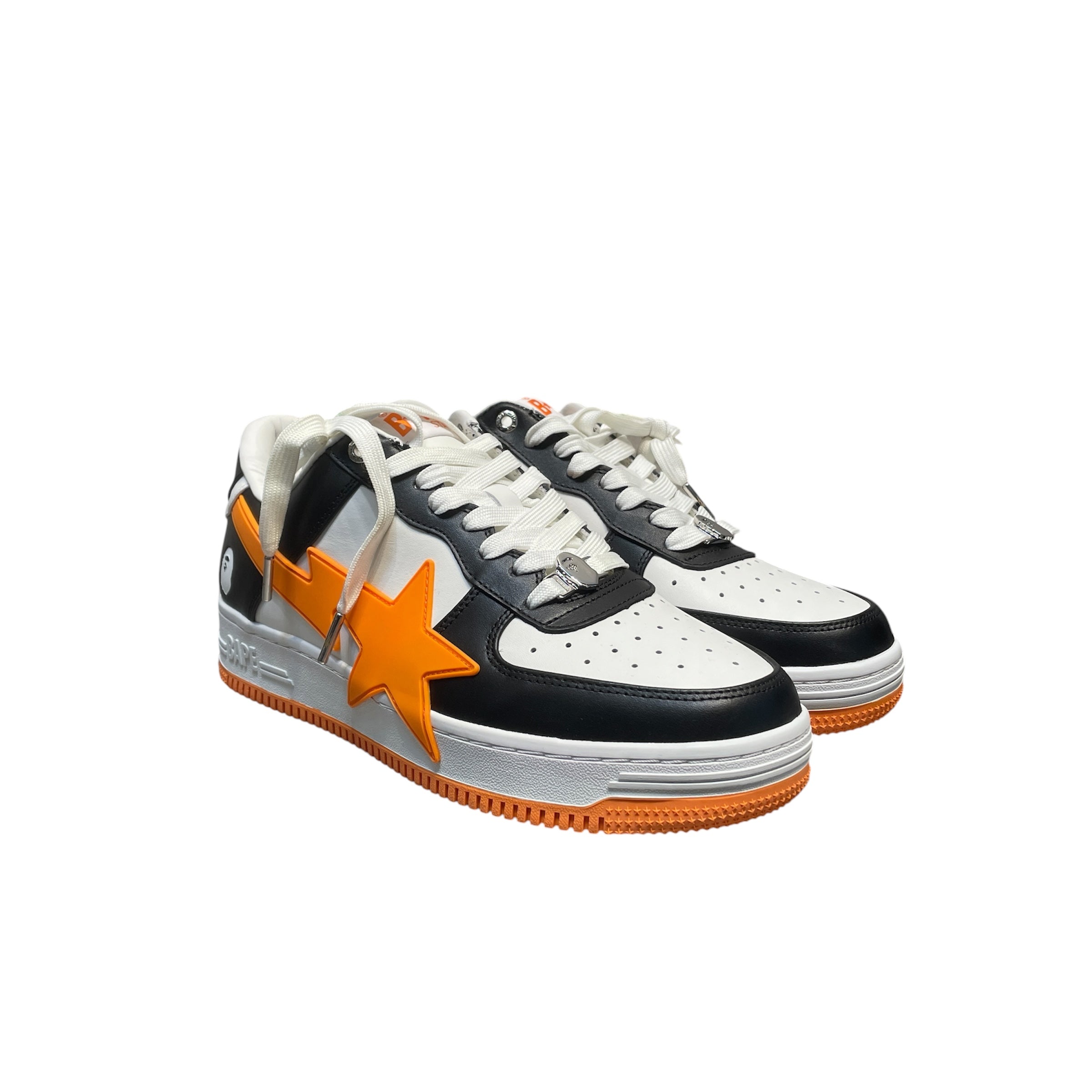 A BATHING APE/Low-Sneakers/US 10/Polyester/ORN/ORANGE view 1