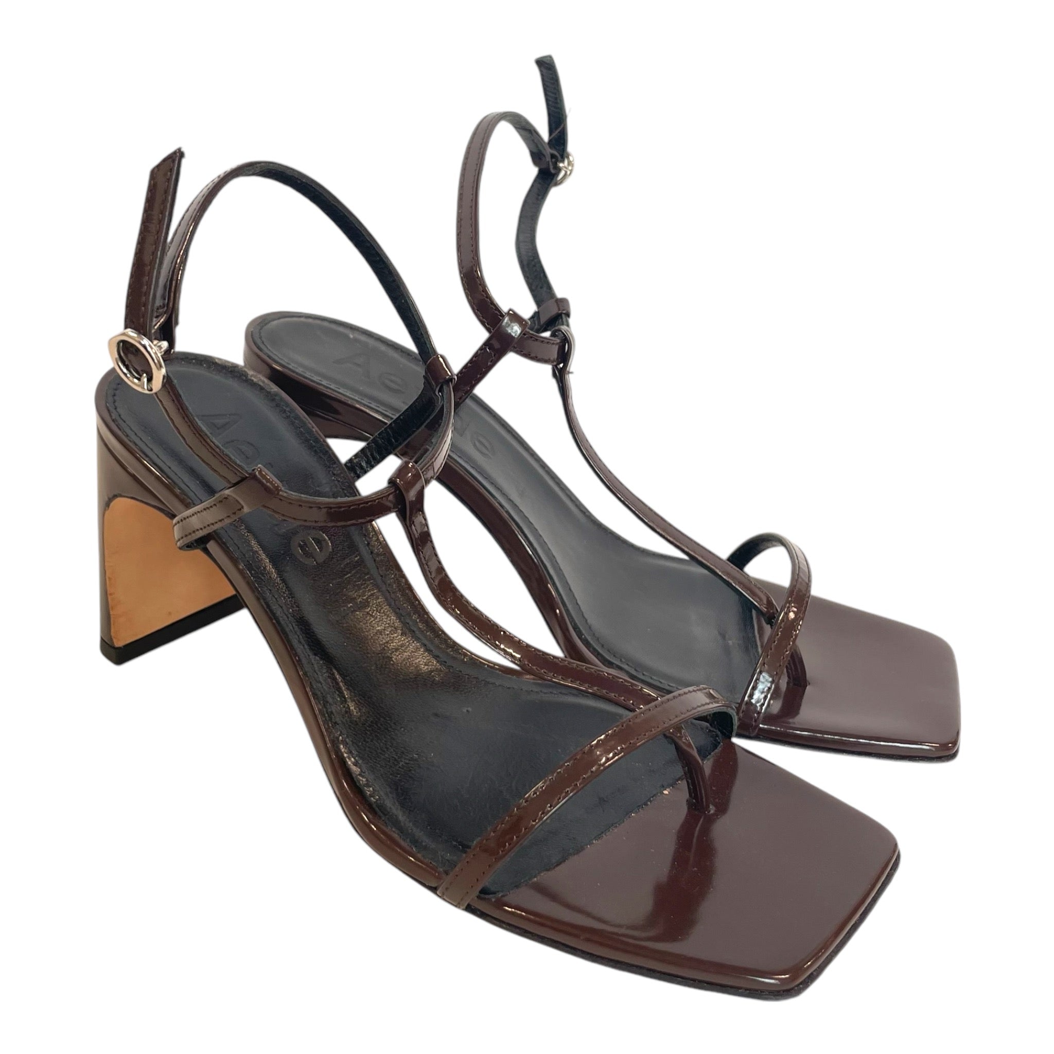 AEYDE/Heels/EU 37/Leather/BRW/CALF LEATHER BROWN view 1