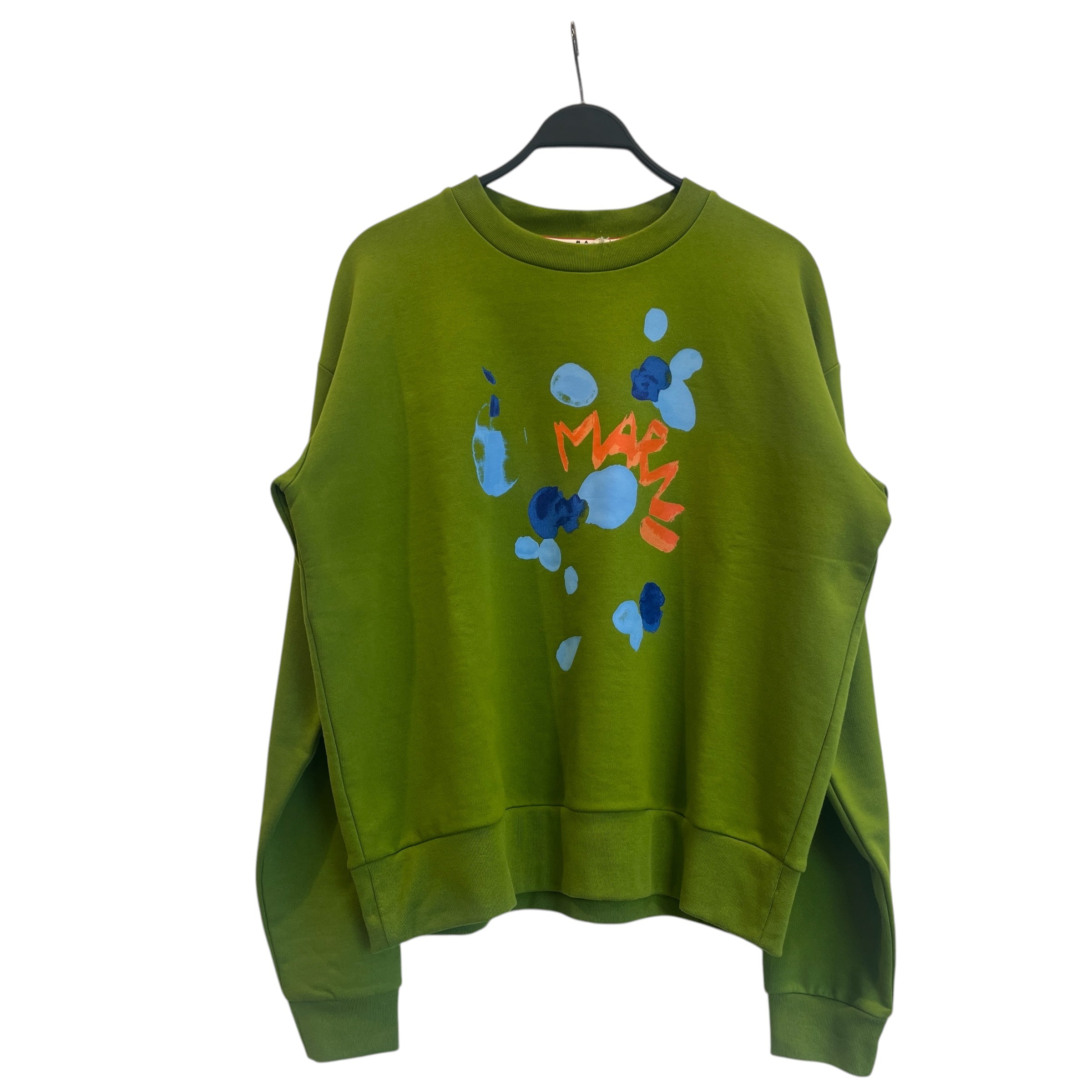 MARNI/Sweatshirt/46/Graphic/Cotton/GRN/DRIPPING FLOWER NWT view 1