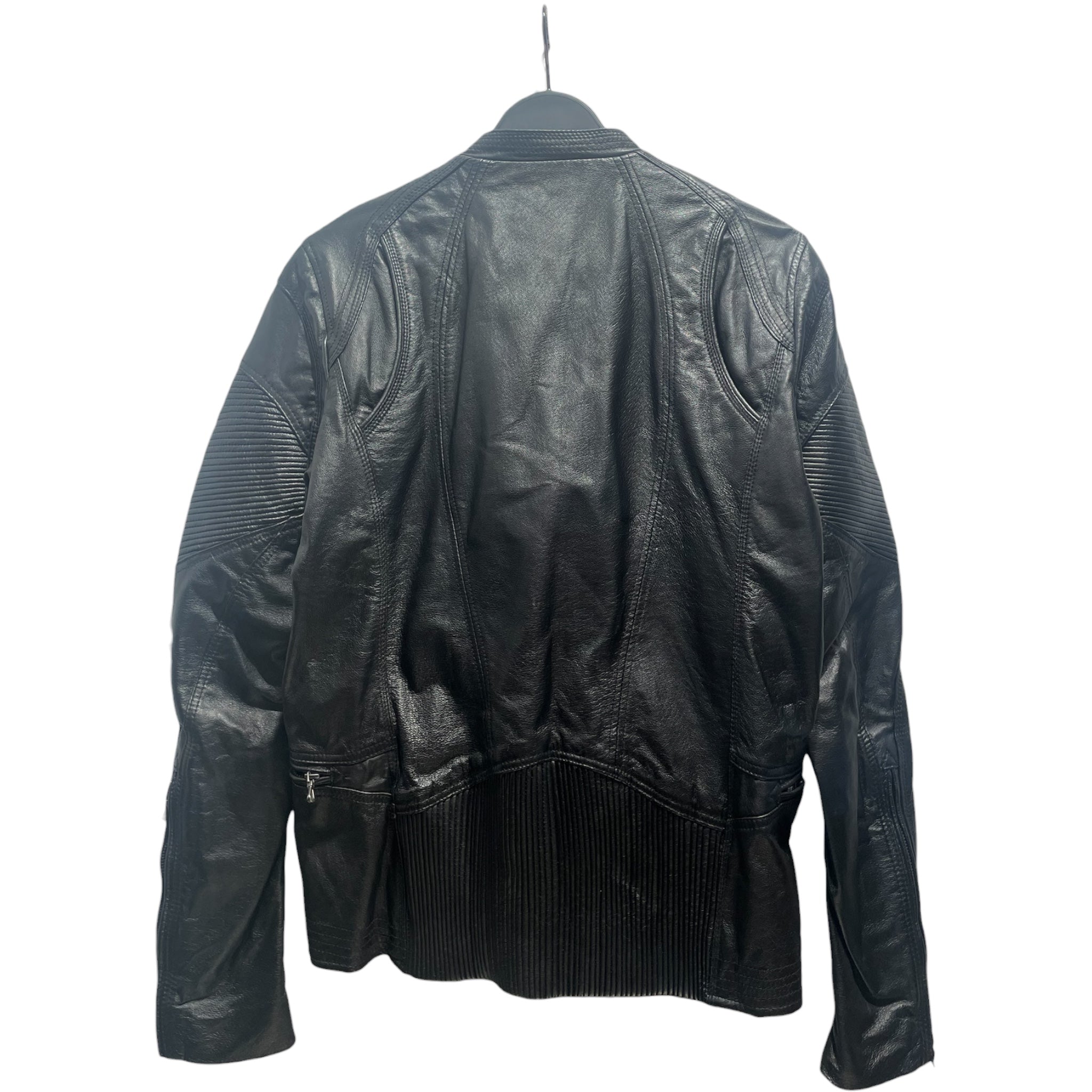 goa/Leather Jkt/Leather/BLK/Biker Jacket view 2