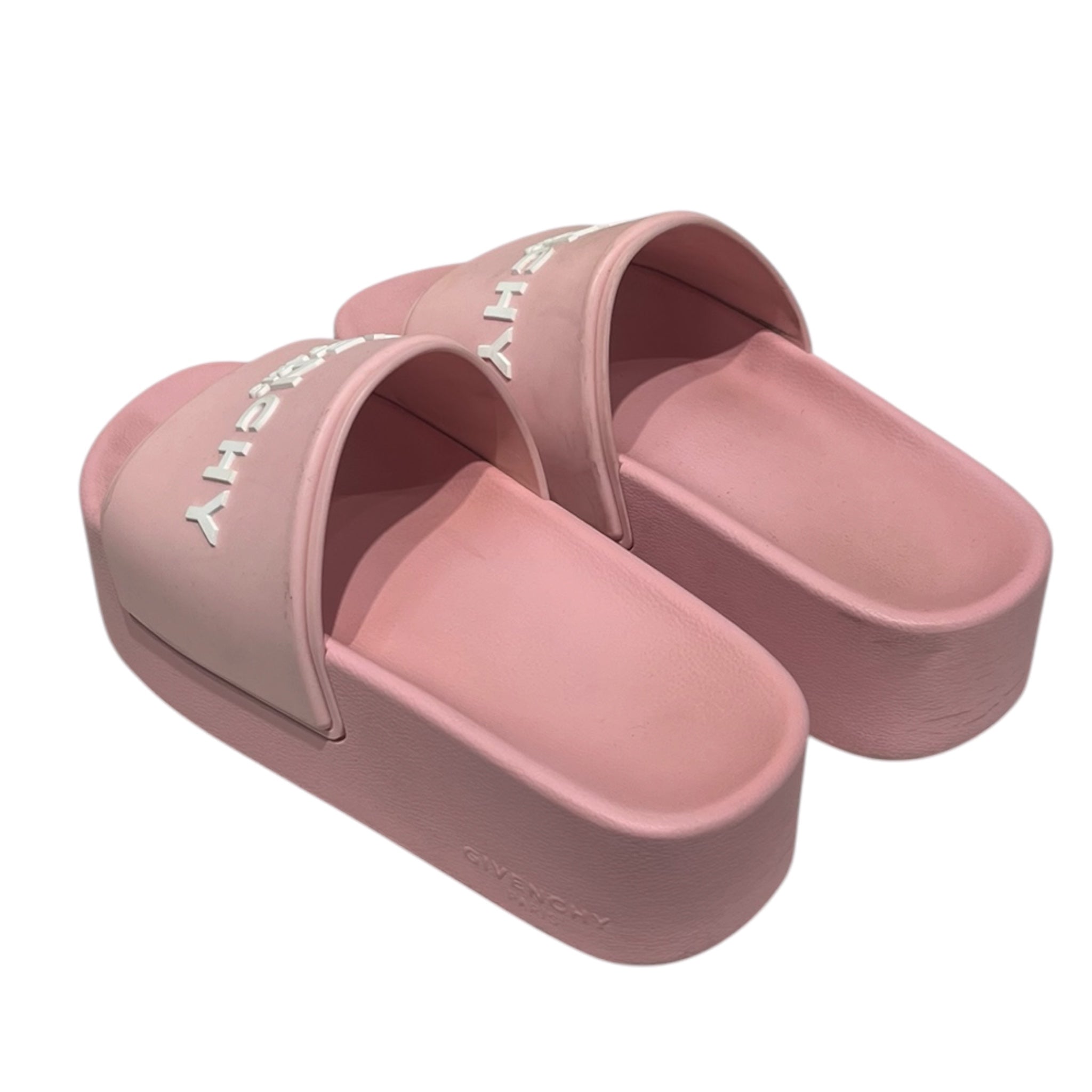 GIVENCHY/Sandals/EU 38/PNK/platform logo slides view 2