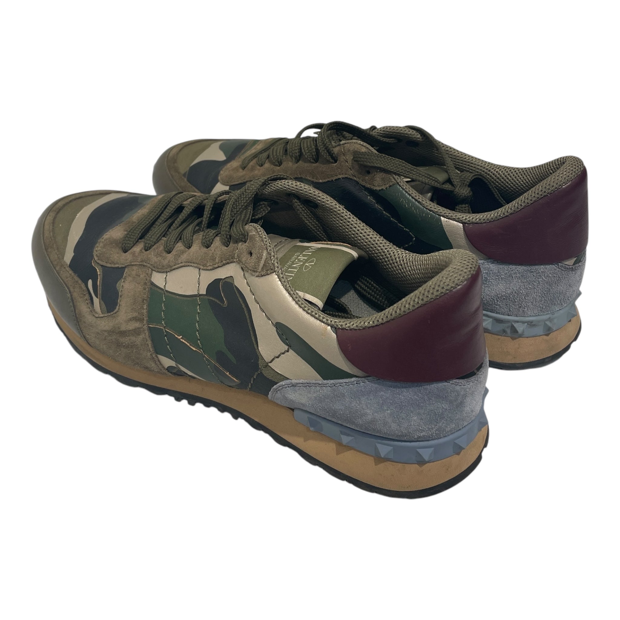 VALENTINO/Low-Sneakers/US 10/Camouflage/Leather/GRN/ view 2