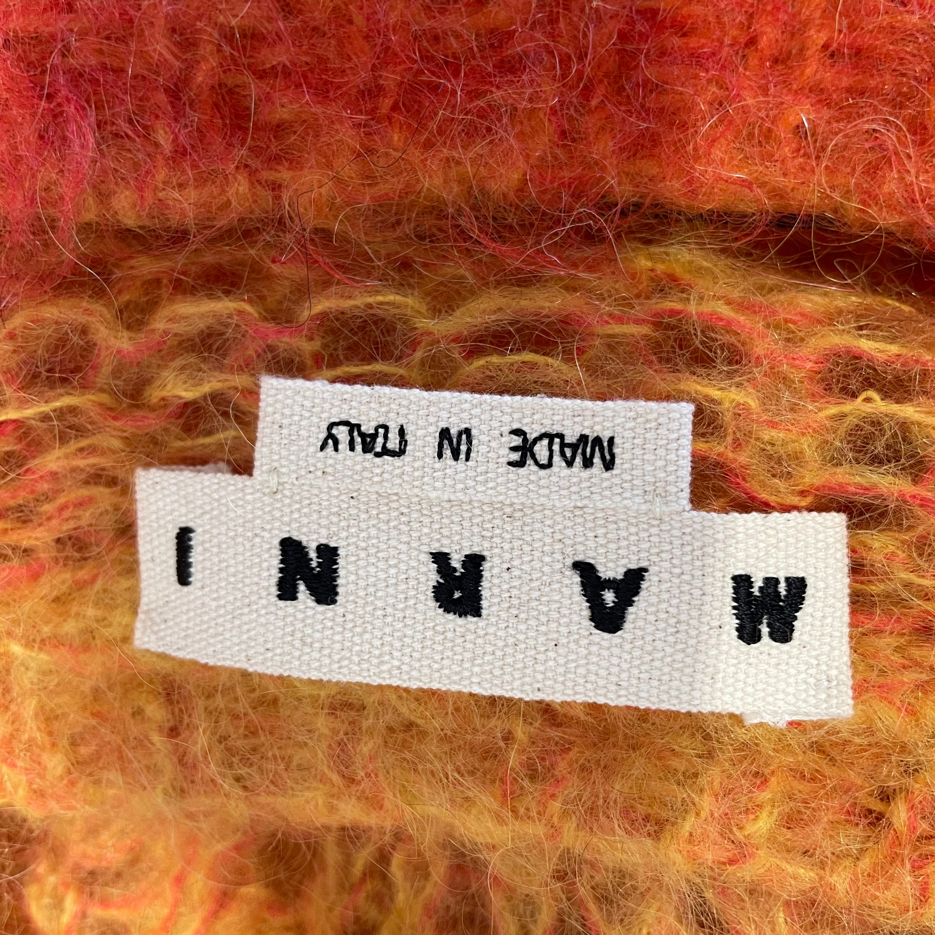 MARNI/Sweater/52/ORN/open knit mohair blend view 3