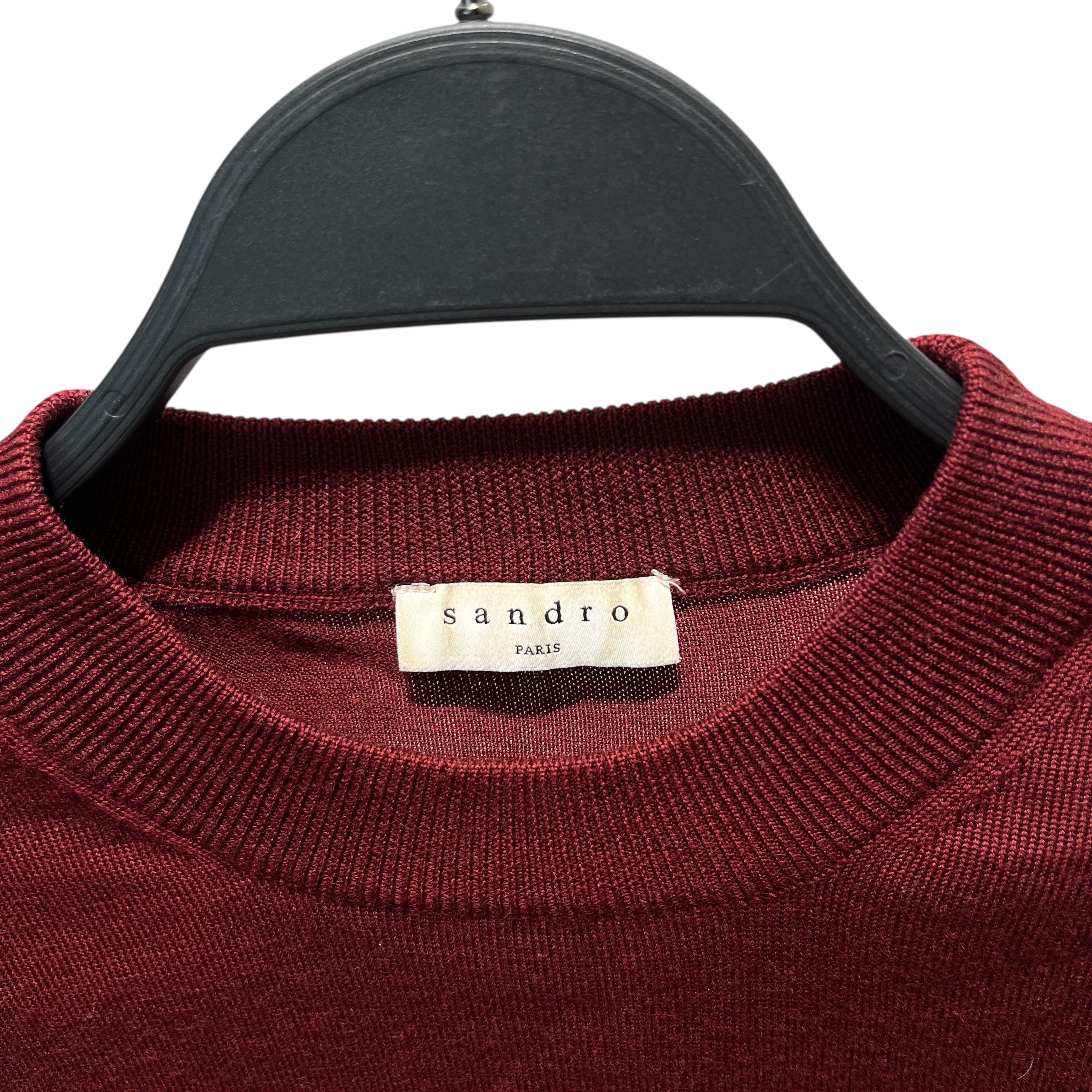 sandro/Sweater/Cotton/RED/LIGHTWEIGHT SWEATER view 3
