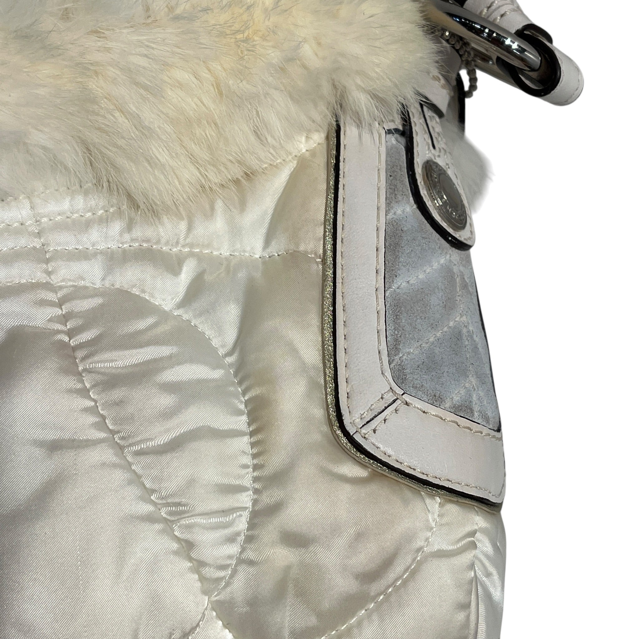 COACH/Hand Bag/Fur/WHT/WHITE FUR SKI BUNNY POUCH BAG view 13