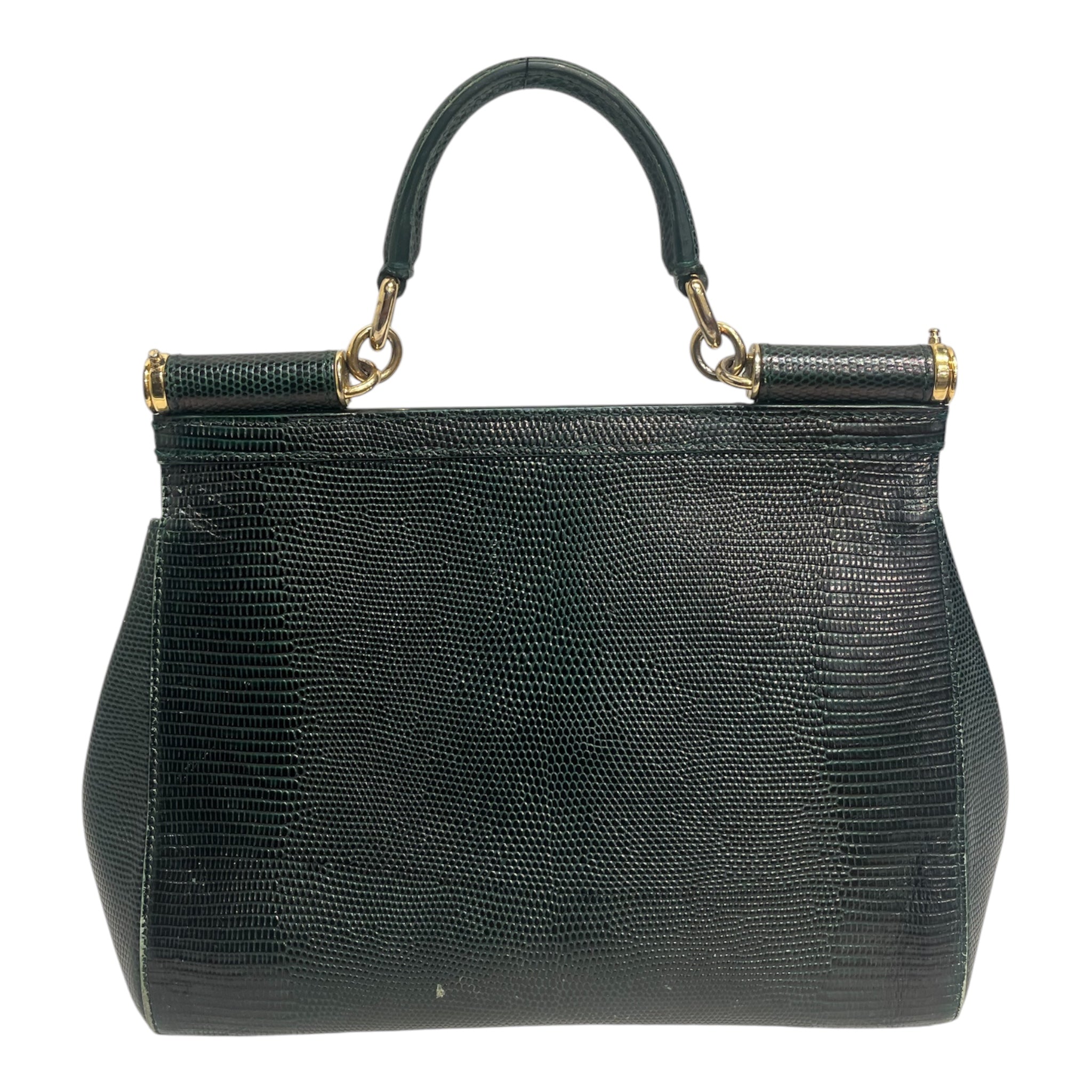 DOLCE&GABBANA/Hand Bag/Leather/GRN/MUTICOLOR CRYSTAL DG LOGO view 2