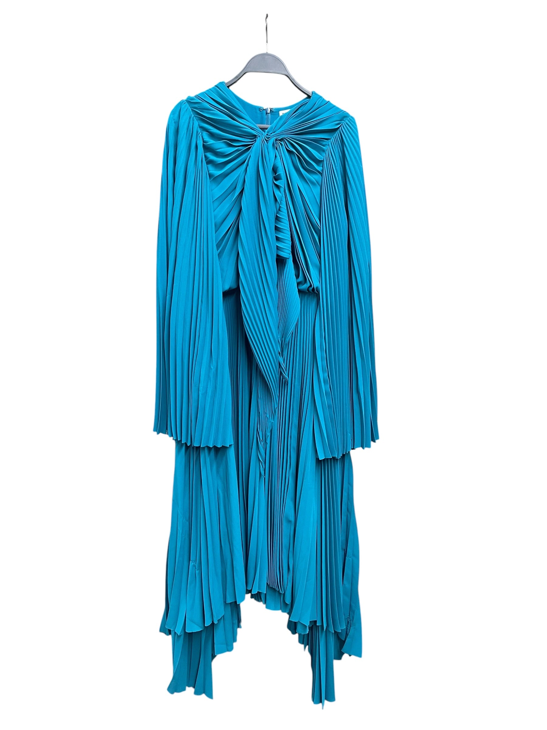 BALENCIAGA/LS Dress/38/BLU/YE 24 PLEATED DRESS view 1