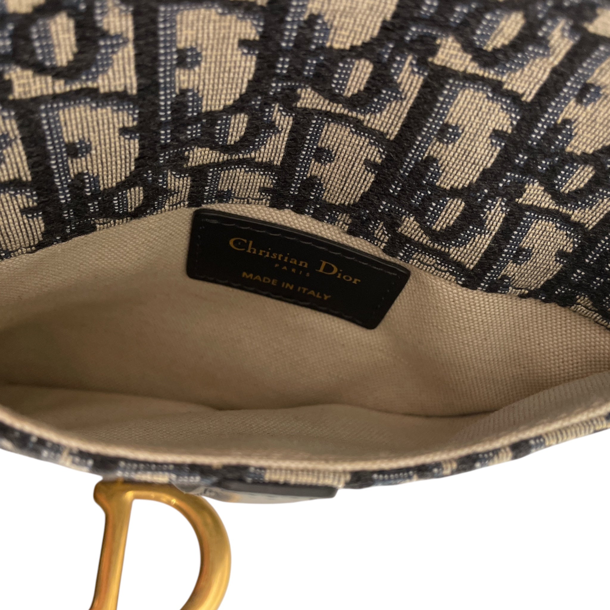 Christian Dior/Fanny Pack/Belt Bag Oblique Saddle view 3